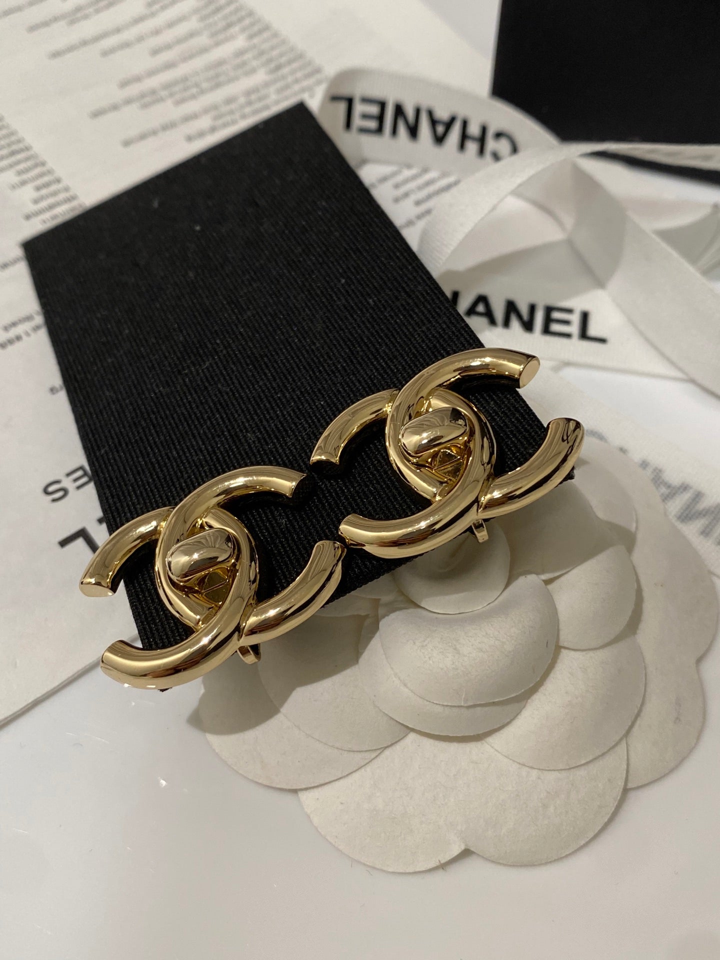 CC Double C Large Backpack Gold Earrings