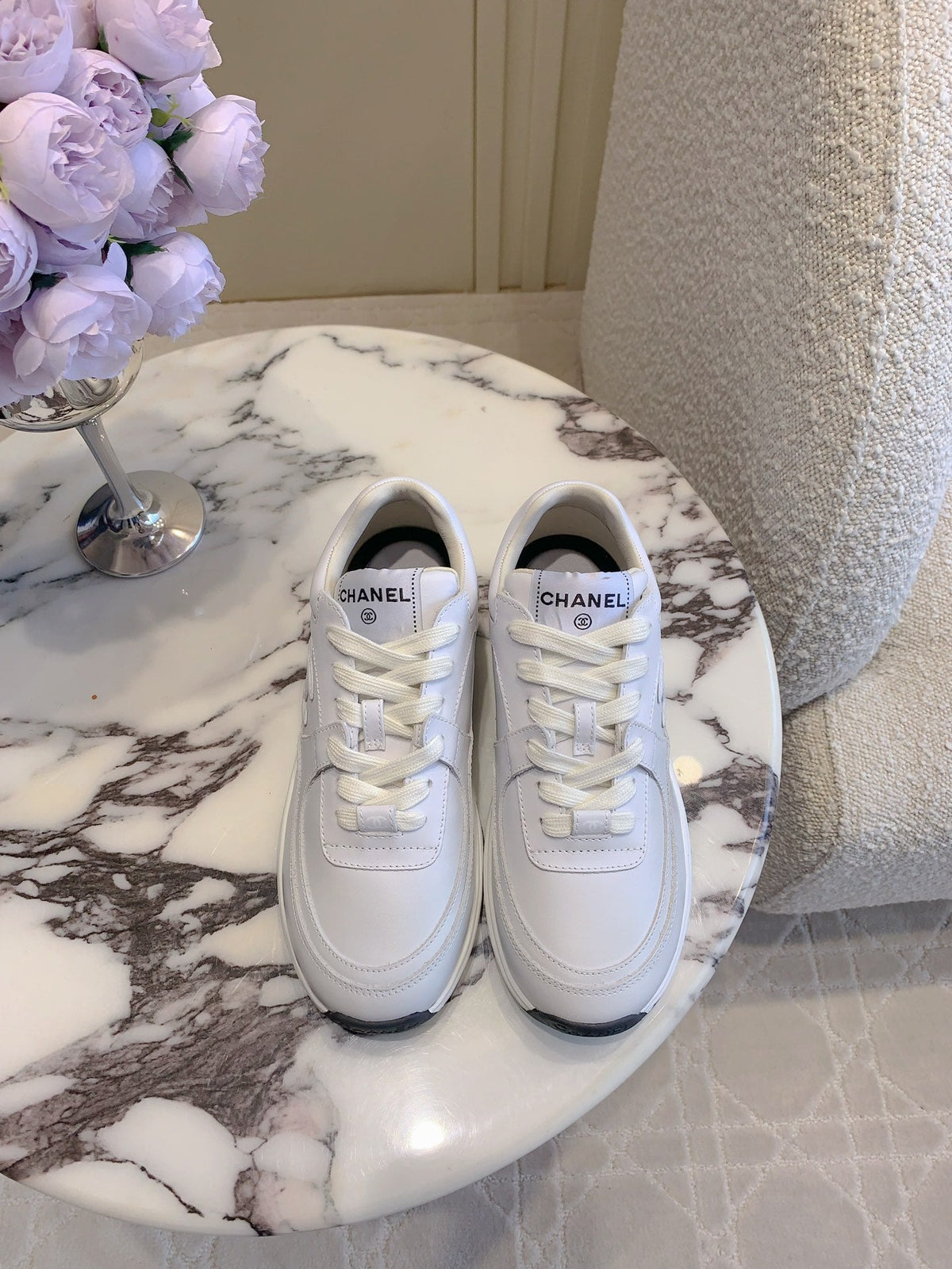 Chanel 2026 Platform Sneakers Leather 183768