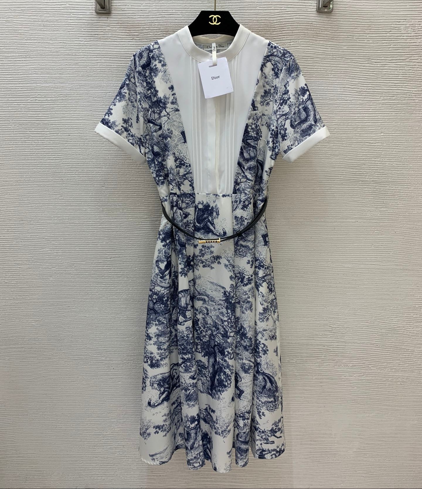 Dior 2026 Dress White Blue Cotton 399943