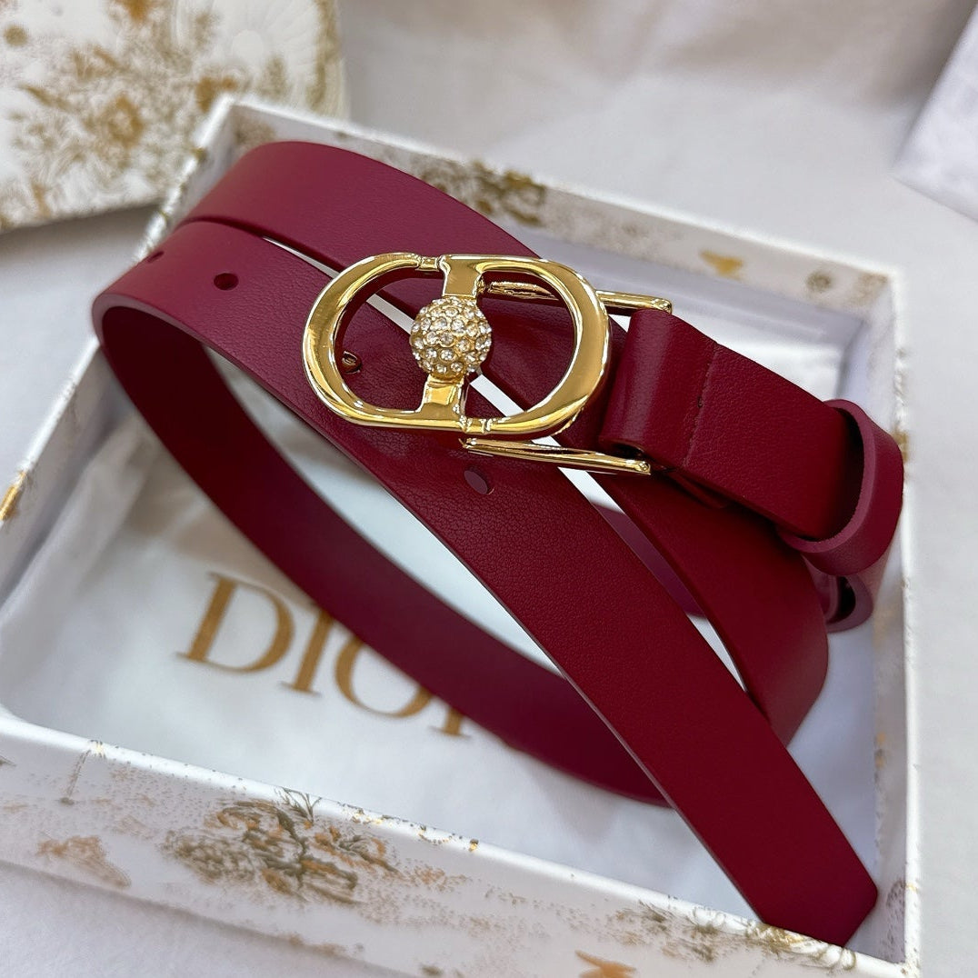 Dior Montaigne Belt 20mm Grained Calfskin 195304