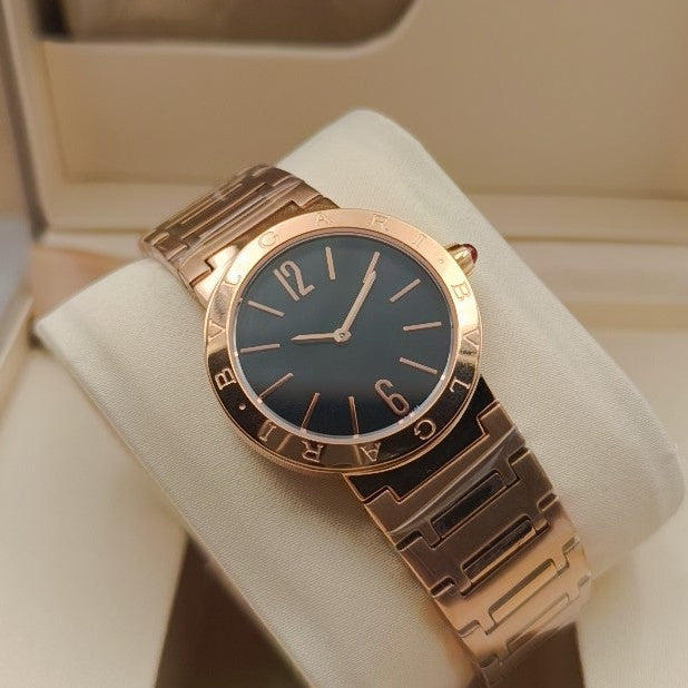 BVLGARI 33mm Pink Gold Case