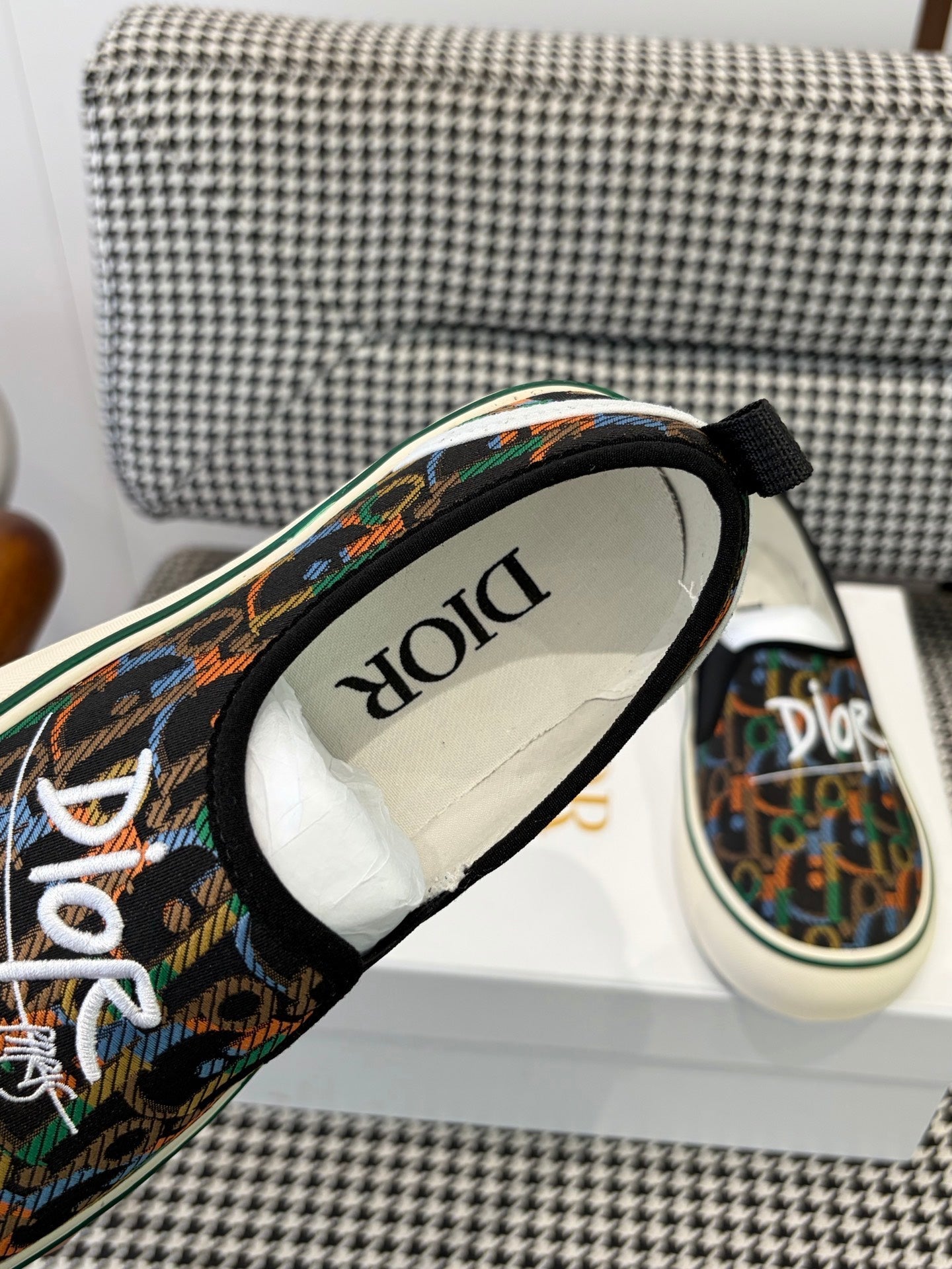 Dior 2026 Slip-on Sneaker Fabric Leather 910944
