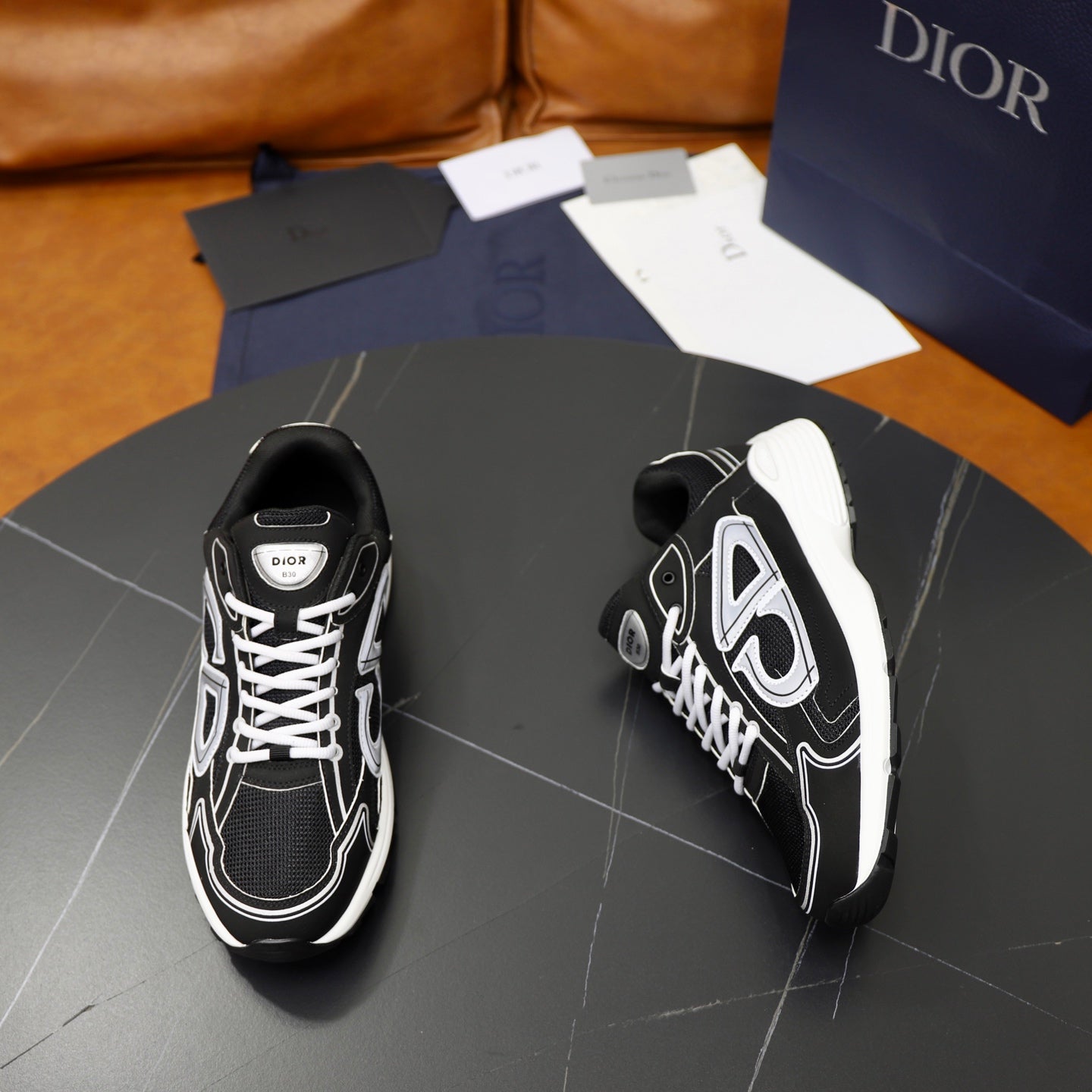 CD B30 Sneaker Black Mesh 643613