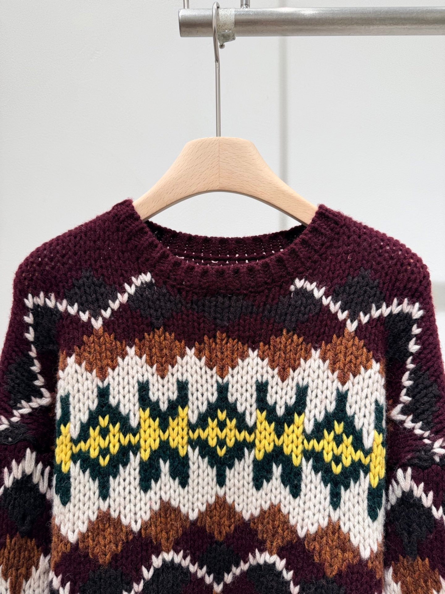 Celine 25 Sweater Multicolor Wool