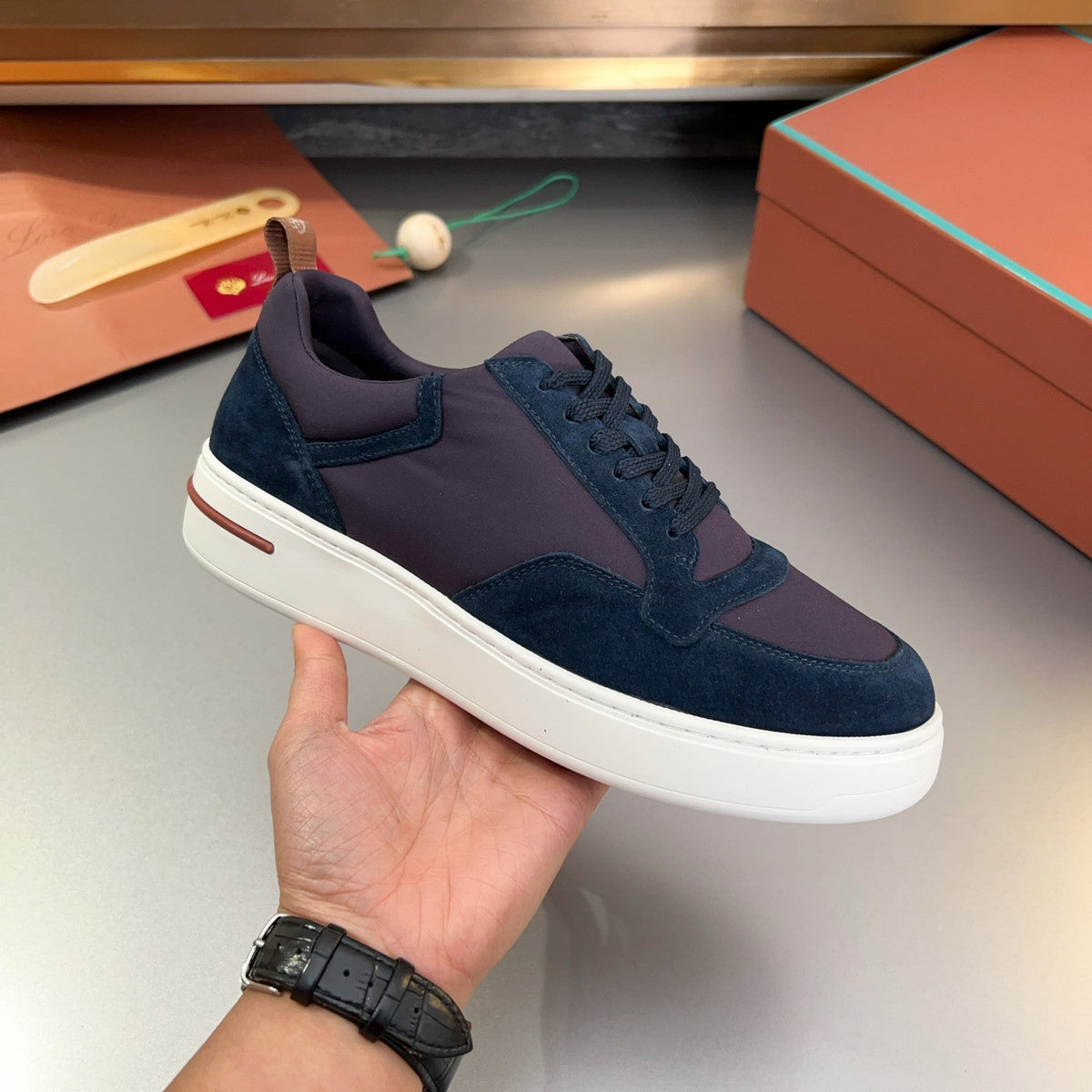 LP NEWPORT WALK SNEAKERS GRAPE SUEDE