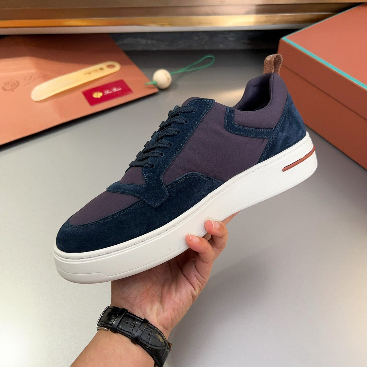 LP NEWPORT WALK SNEAKERS GRAPE SUEDE