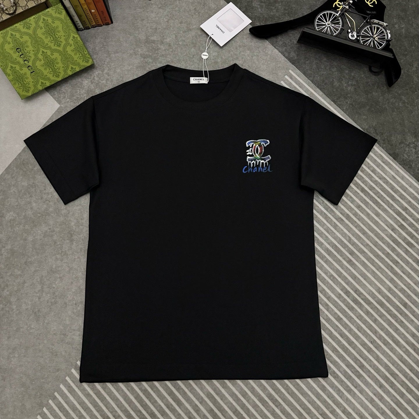 CC 2026 Short-Sleeve T-Shirt Rainbow Graffiti Cotton 431014