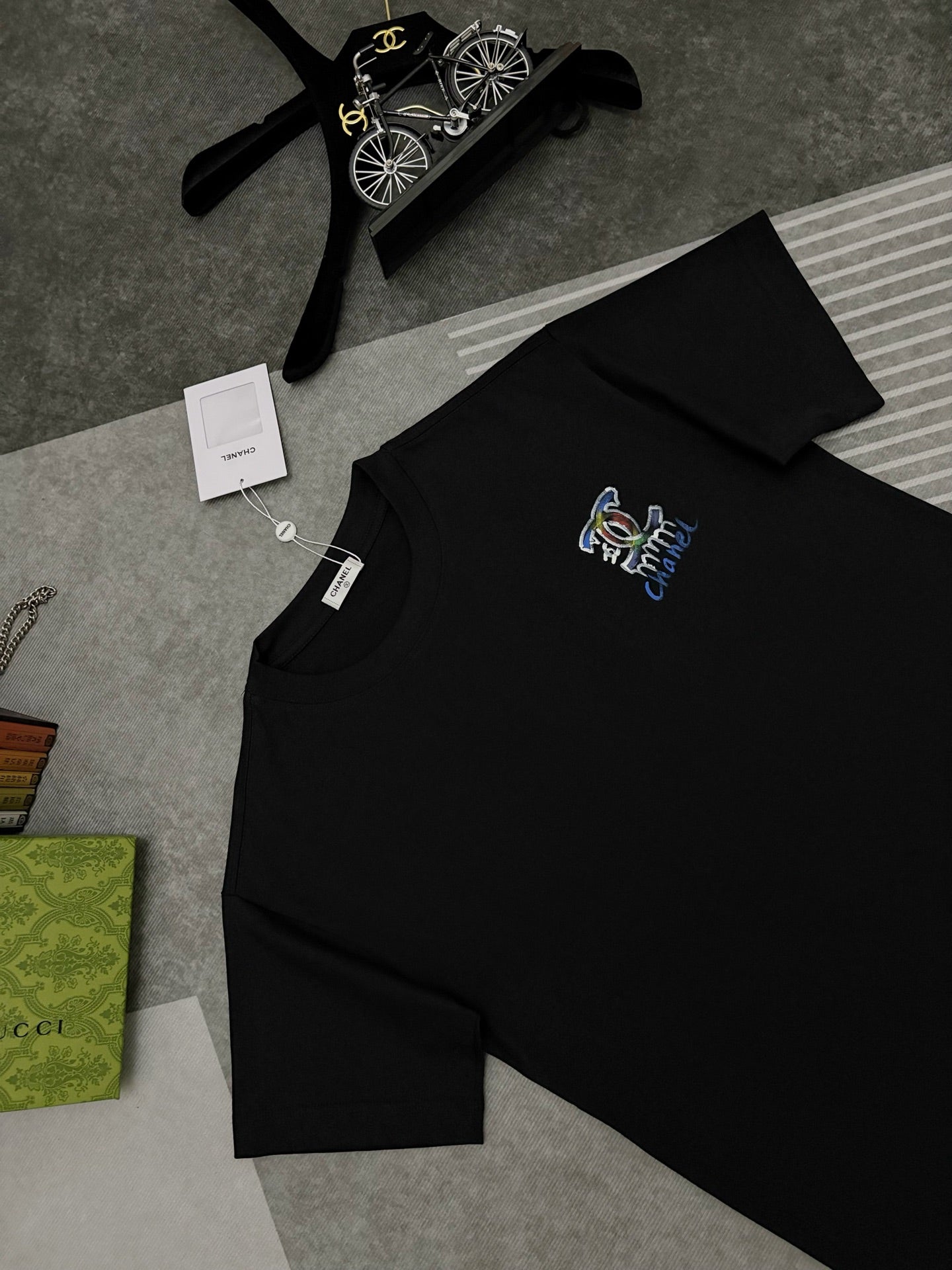 CC 2026 Short-Sleeve T-Shirt Rainbow Graffiti Cotton 431014