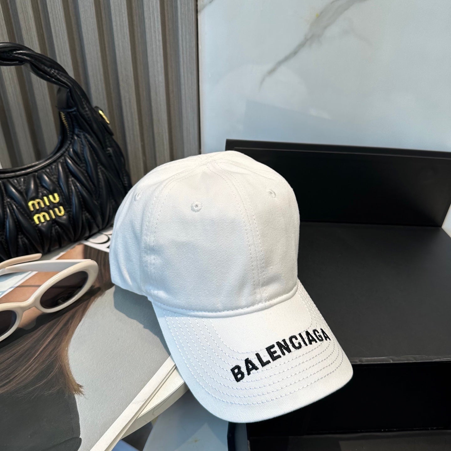 Balenciaga Baseball Cap Cotton 323769
