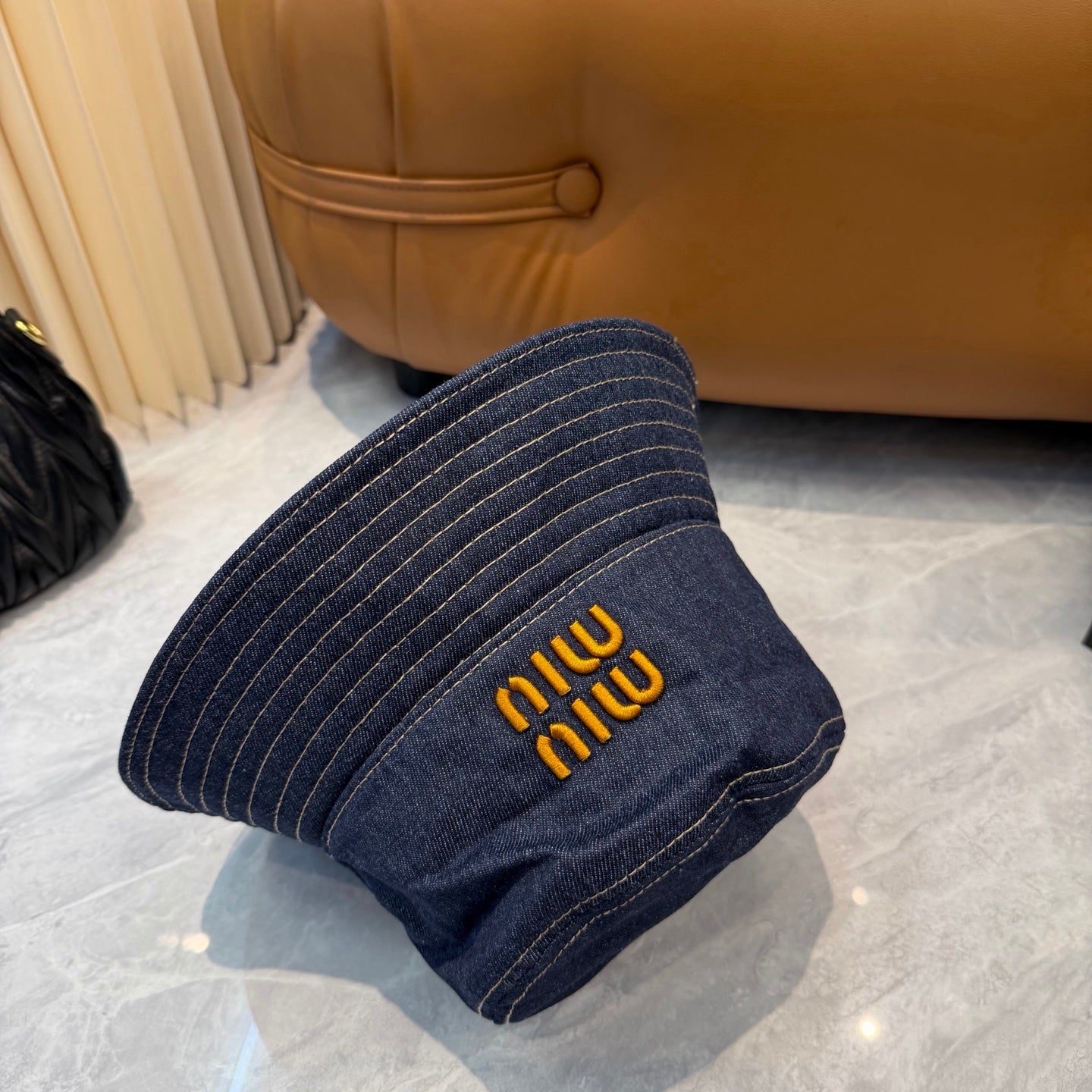 Miumiu Denim Bucket Hat 360757