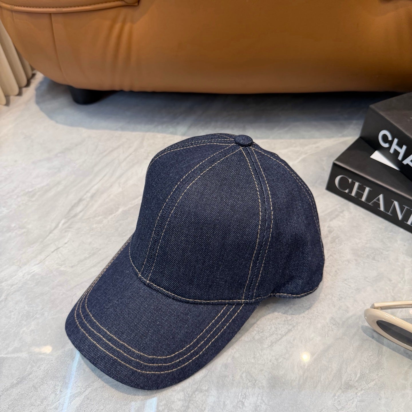 Miumiu Denim Baseball Cap 360759