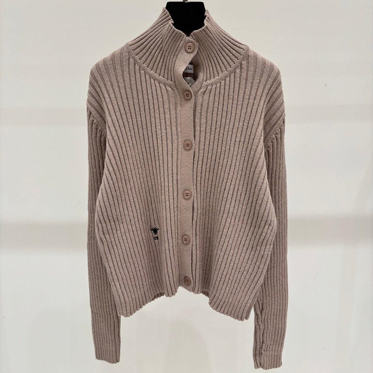 Dior 2026 Turtleneck Button-Down Cardigan Wool 431810