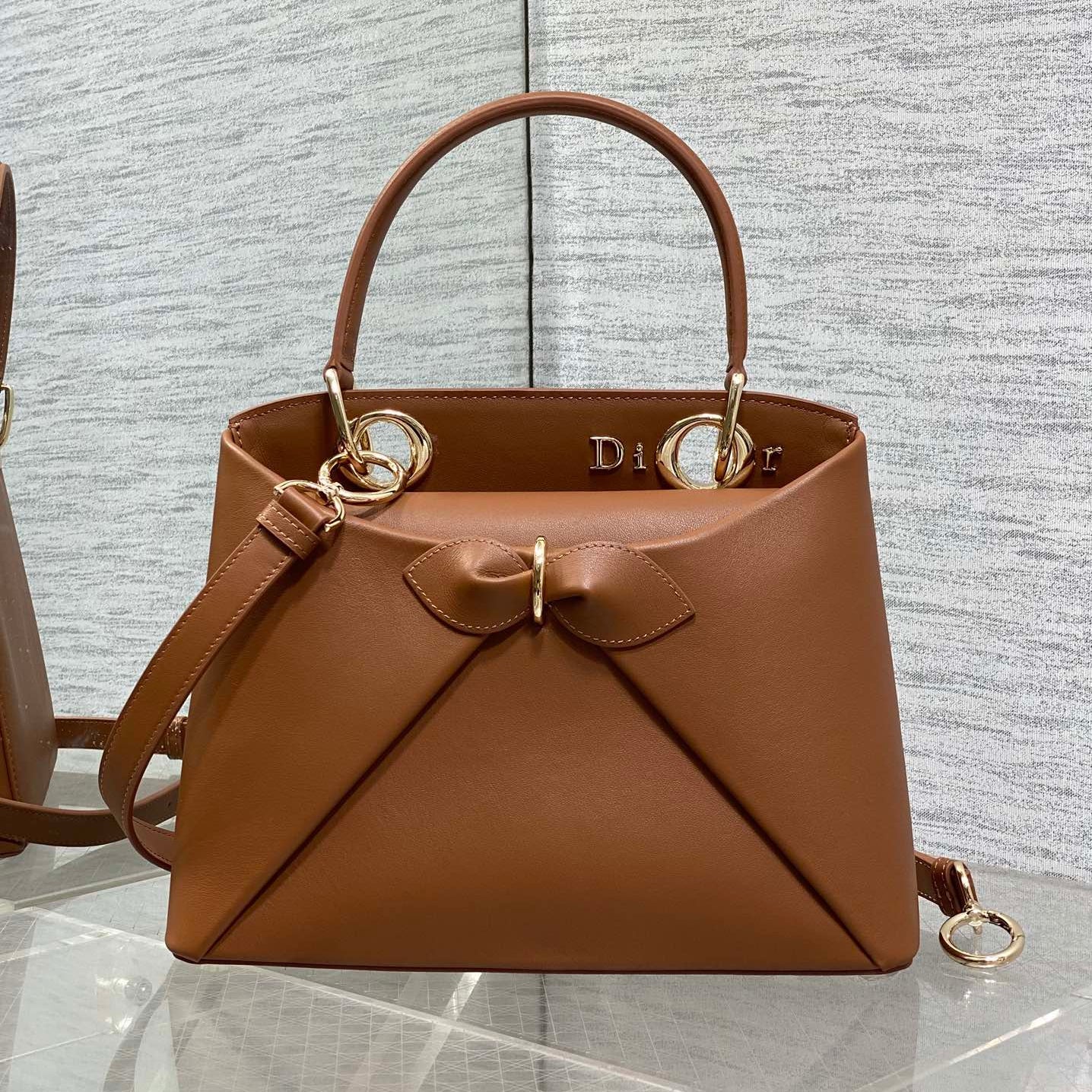 Dior 2025 Bow Bag 28cm Leather