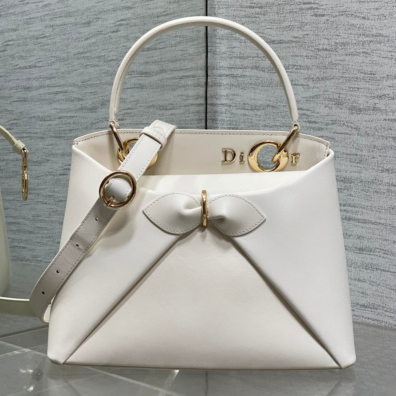Dior 2025 Bow Bag 28cm Leather