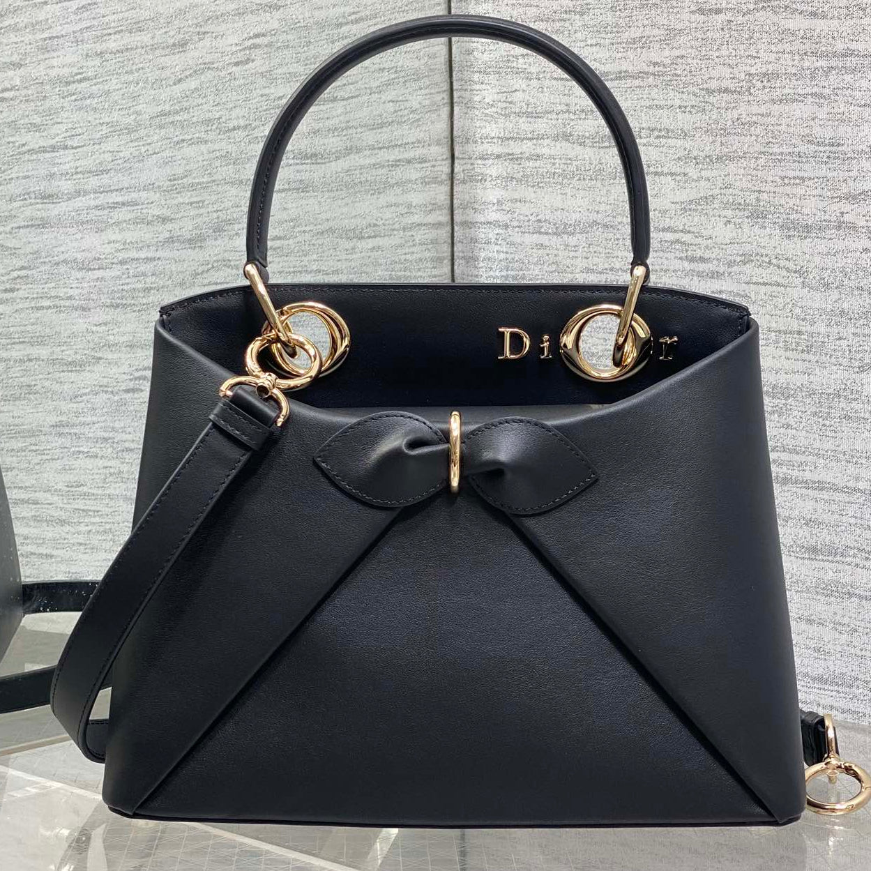 Dior 2025 Bow Bag 28cm Leather