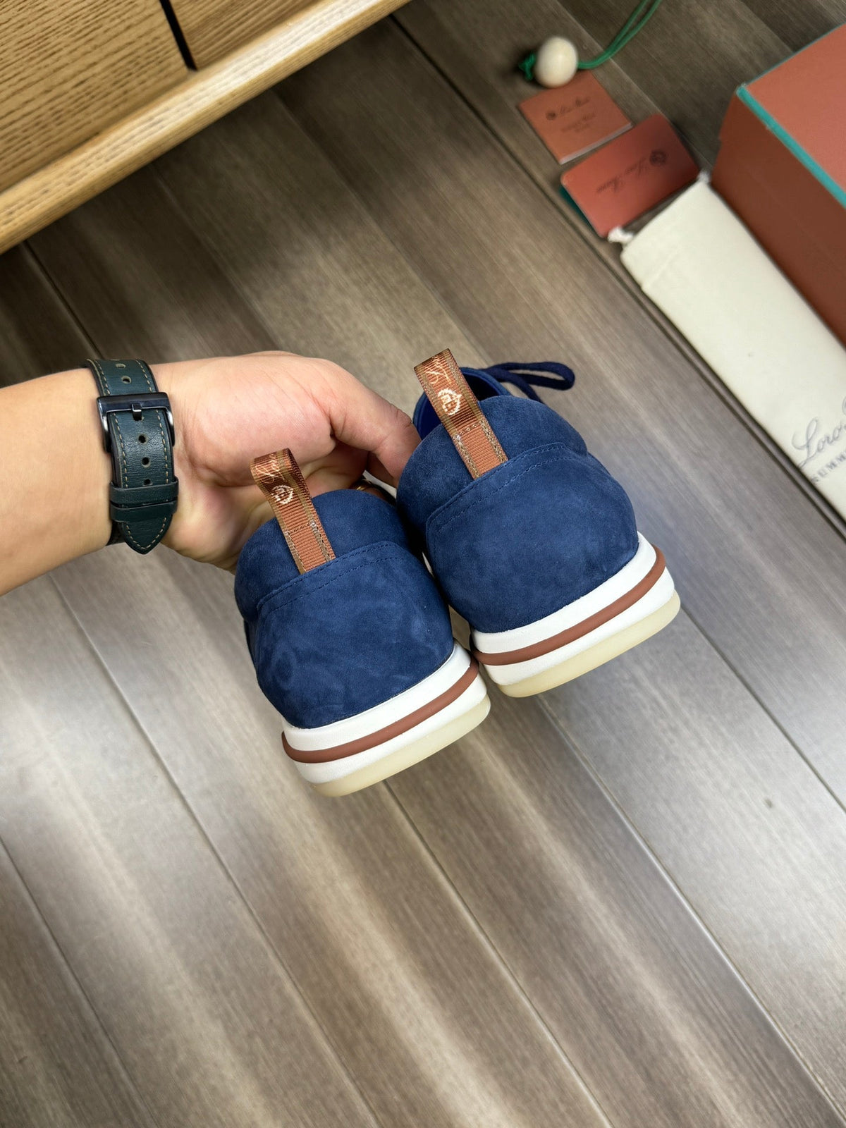 LP BERGEN SNEAKER NAVY SUEDE