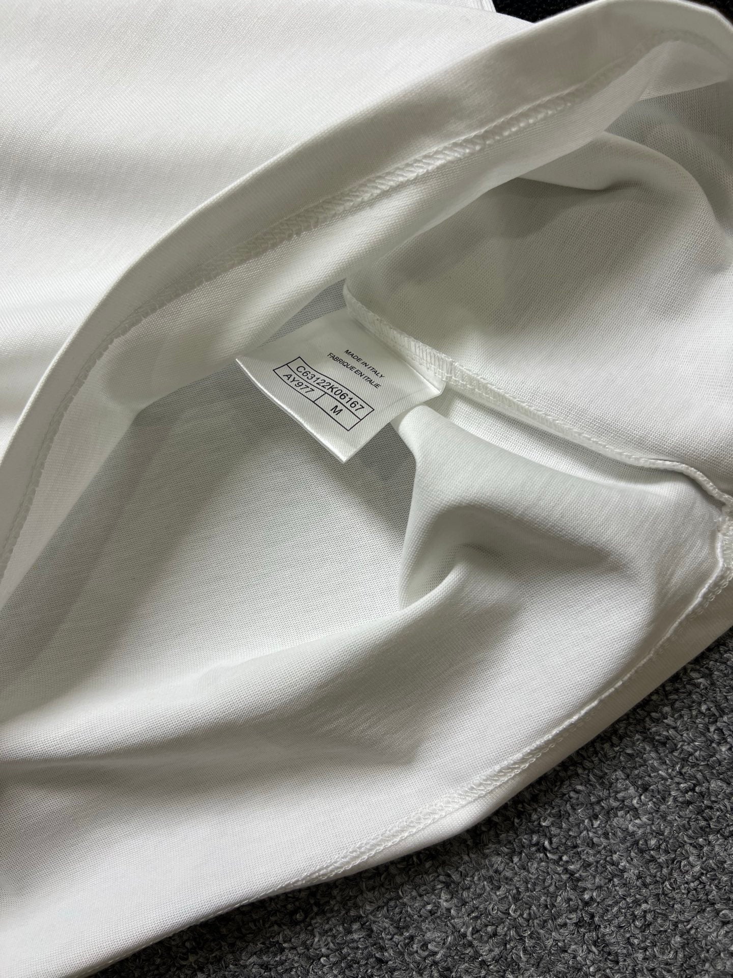 CC 2026 Short-Sleeve T-Shirt Blue Beige Cotton 401766