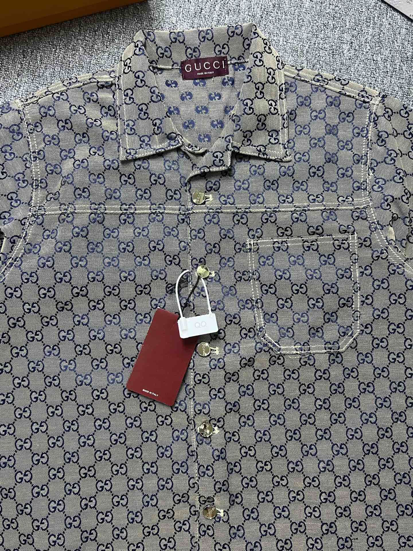 GC 2026 Men's Shirt Taupe Blue Denim 640789