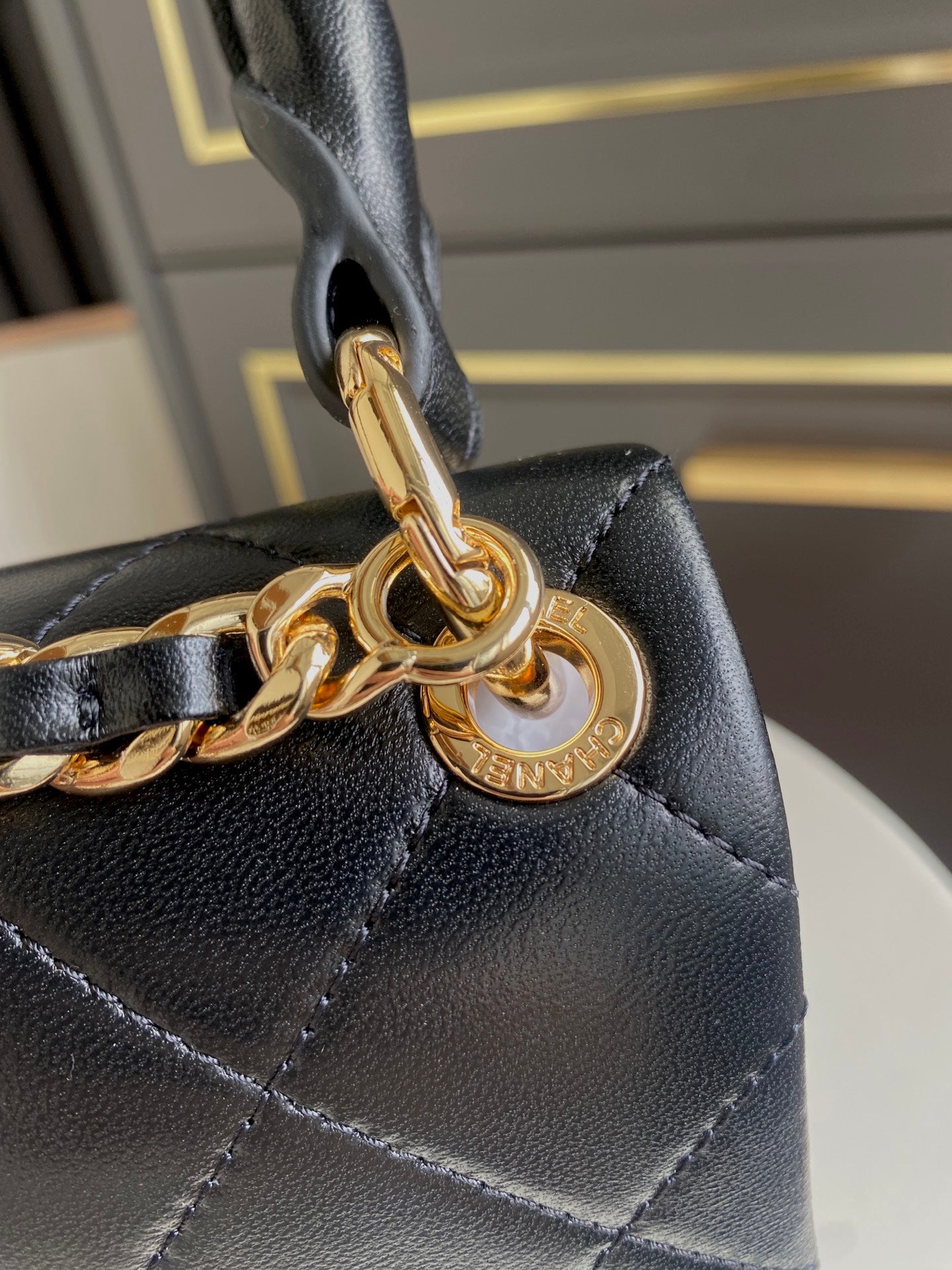Chanel 2026 Flap Bag With Handle Bag 25cm Lambskin