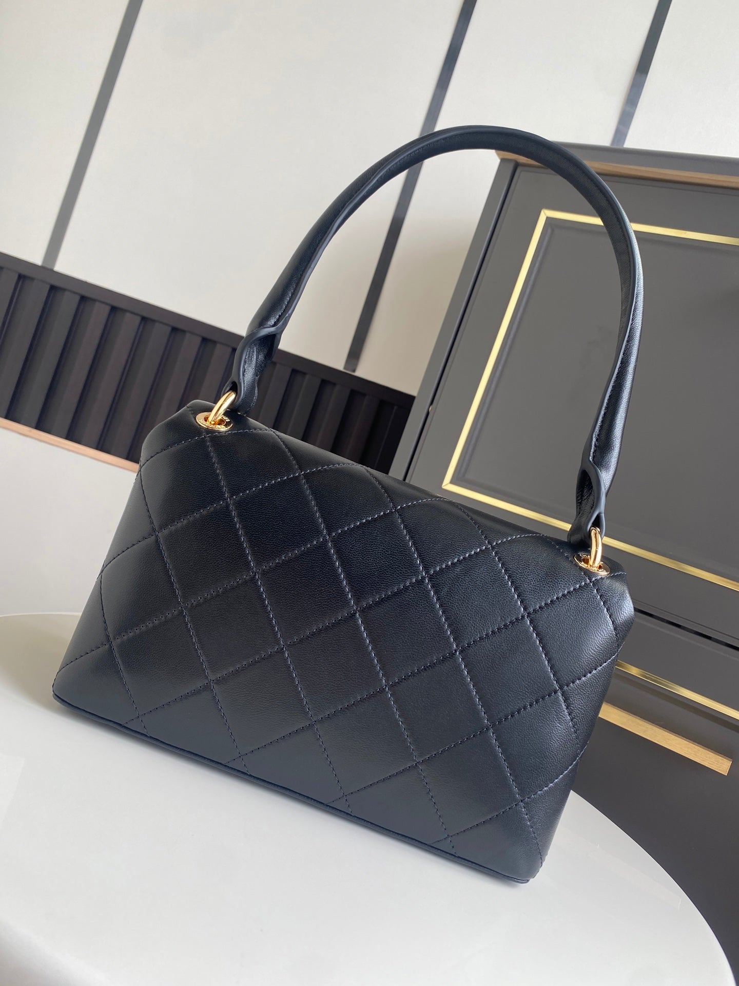 Chanel 2026 Flap Bag With Handle Bag 25cm Lambskin