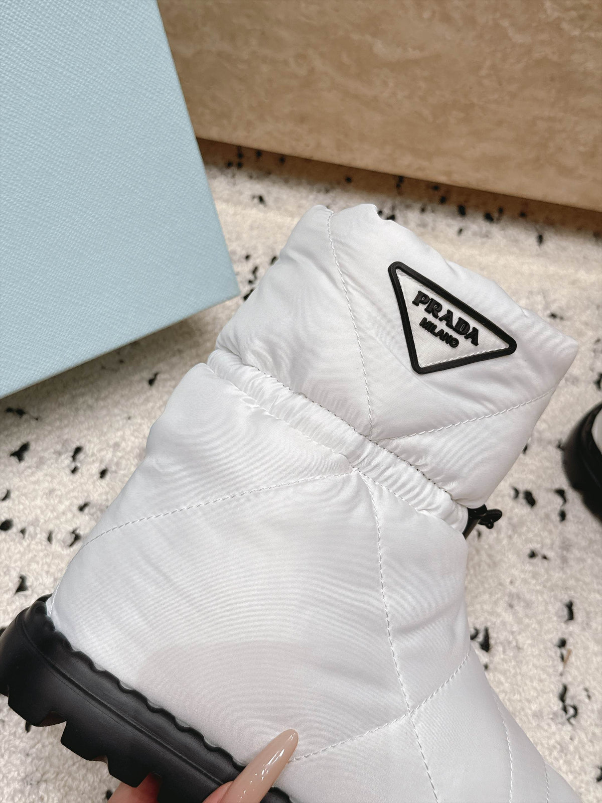 Prada 2026 Snow Boots Fabric 180394