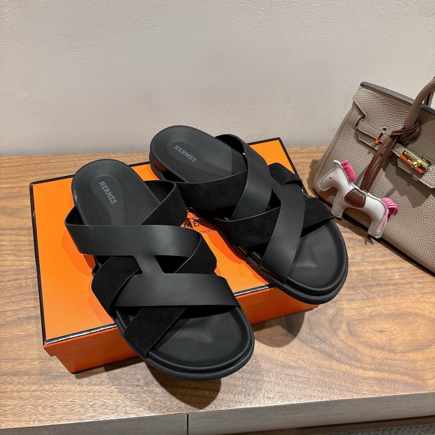 HM 25 Kazimir Sandal Calfskin Suede