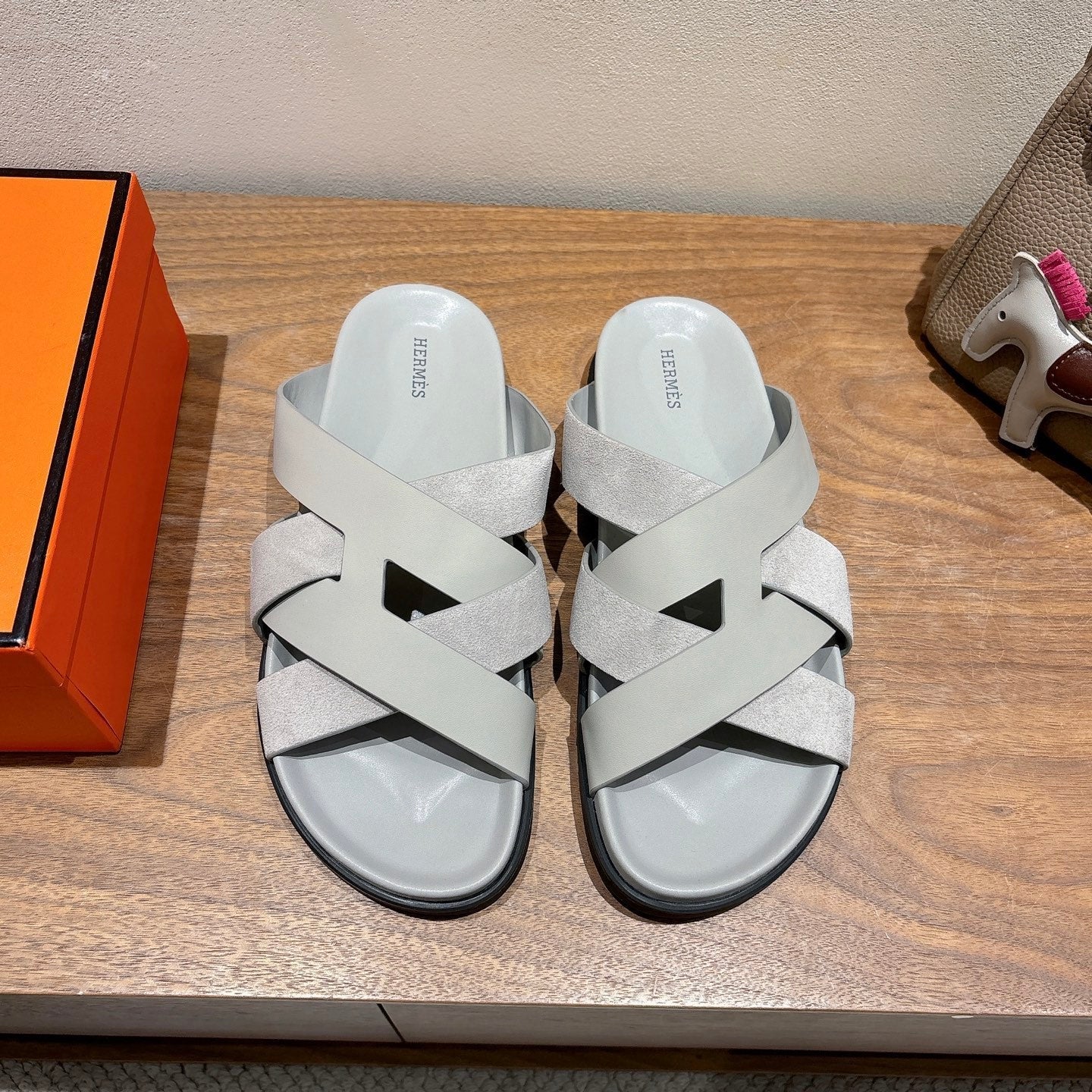 HM 25 Kazimir Sandal Calfskin Suede