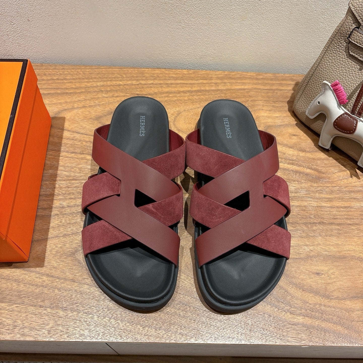 HM 25 Kazimir Sandal Calfskin Suede