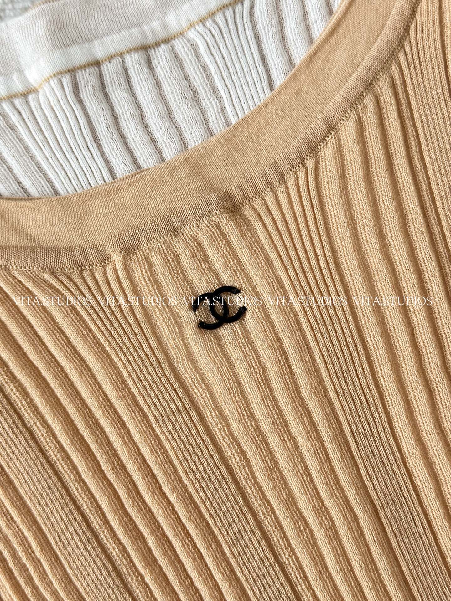 Chanel 2026 Vest Shirt Brown Cotton 634555