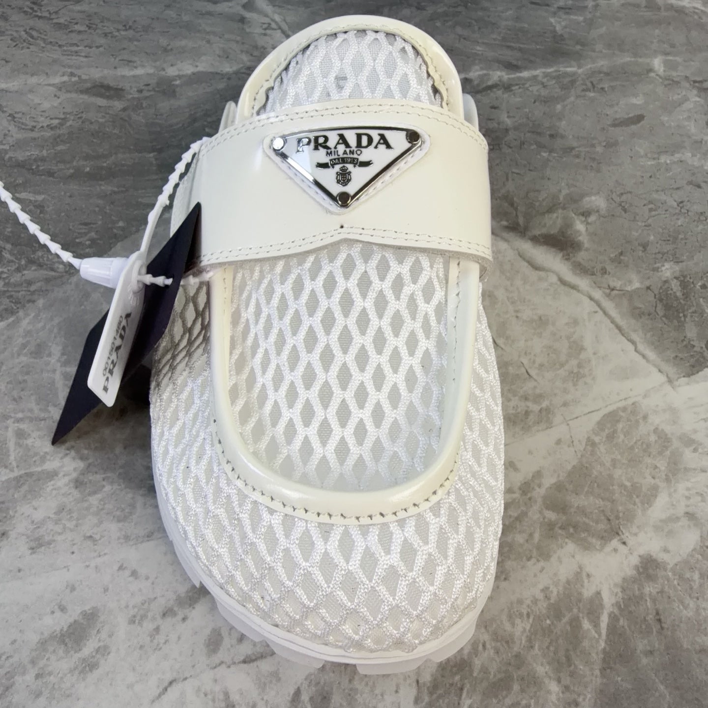 Prada 2026 Platform Mules 20mm Raffia Leather 789429