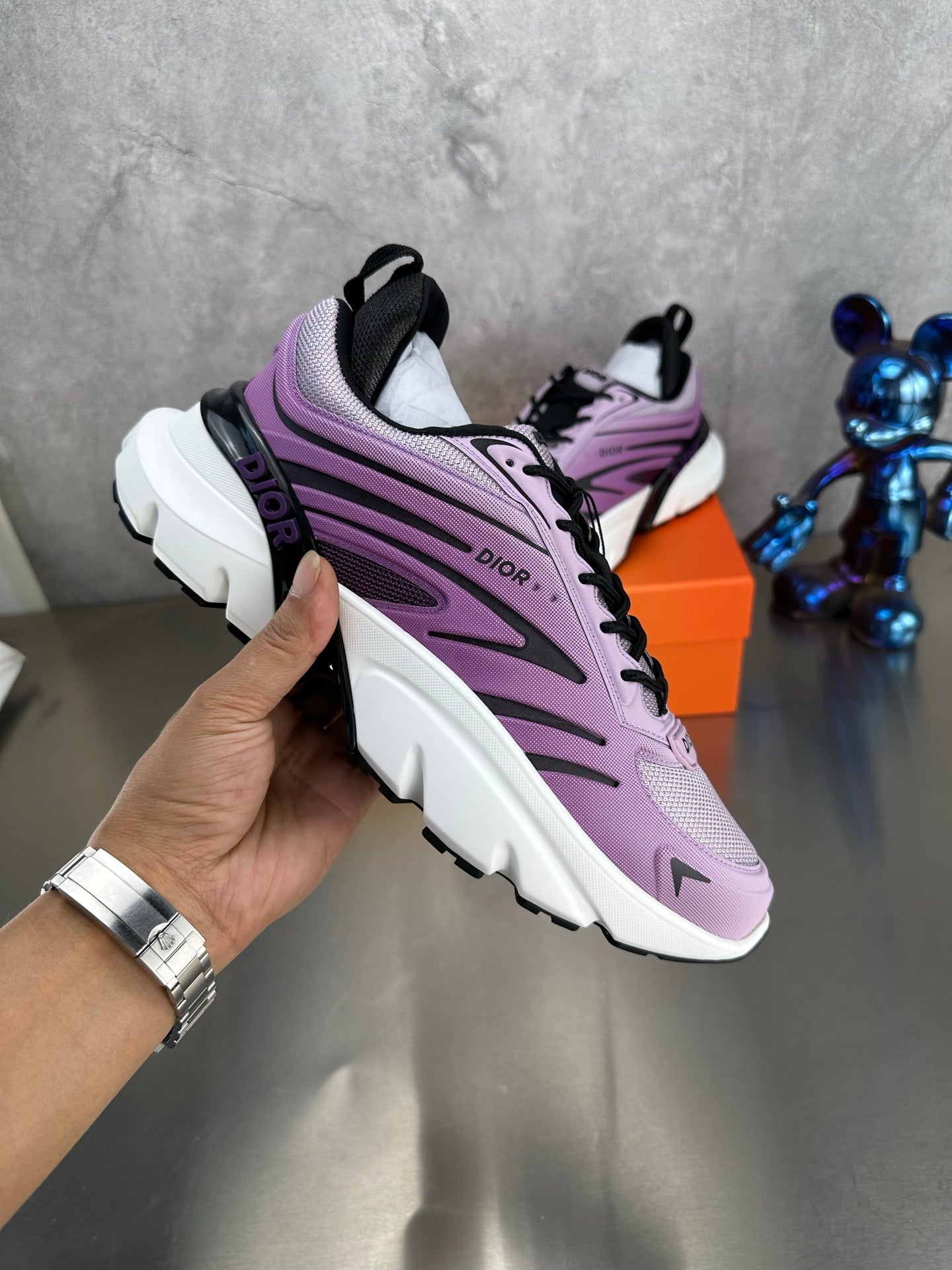 CD B44 Blade Sneaker Purple Mesh 646451
