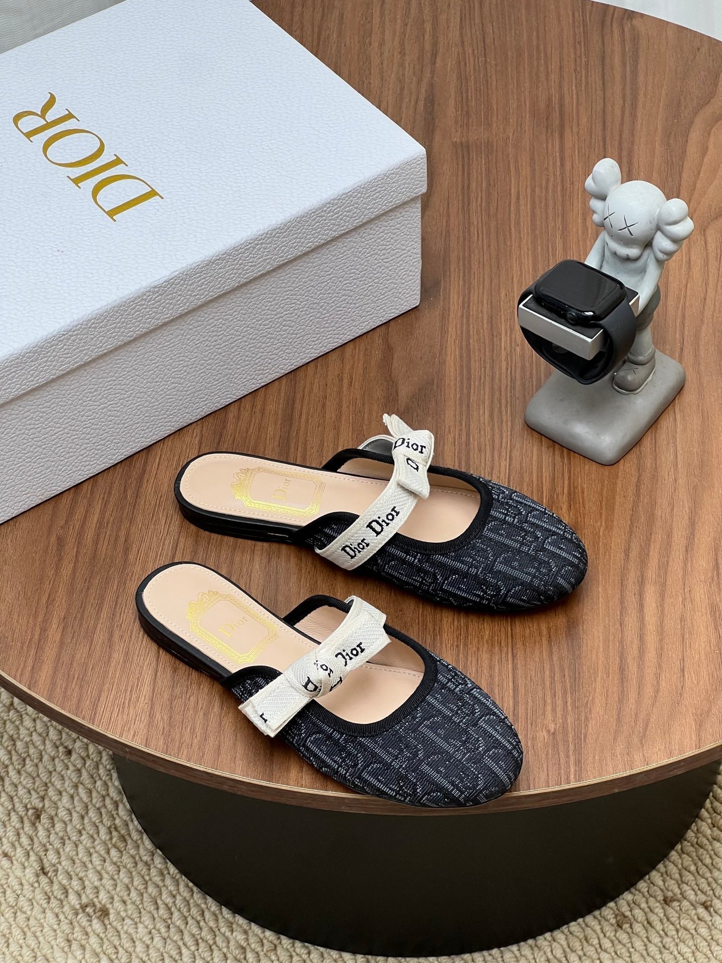 Dior 2026 Bow Mule Fabric Cowhide 846586