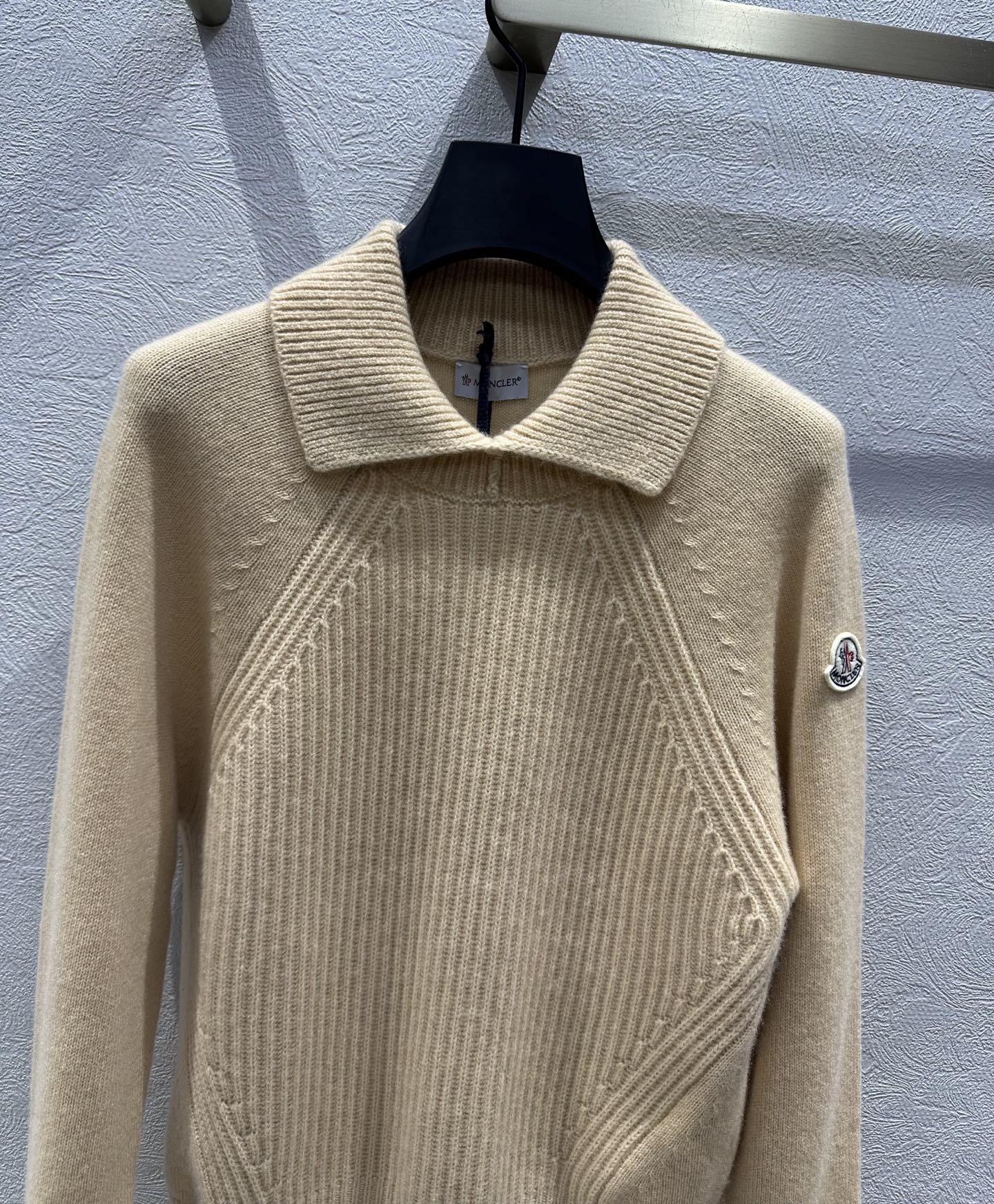 MC 2025 Turtleneck Sweater Beige Cashmere