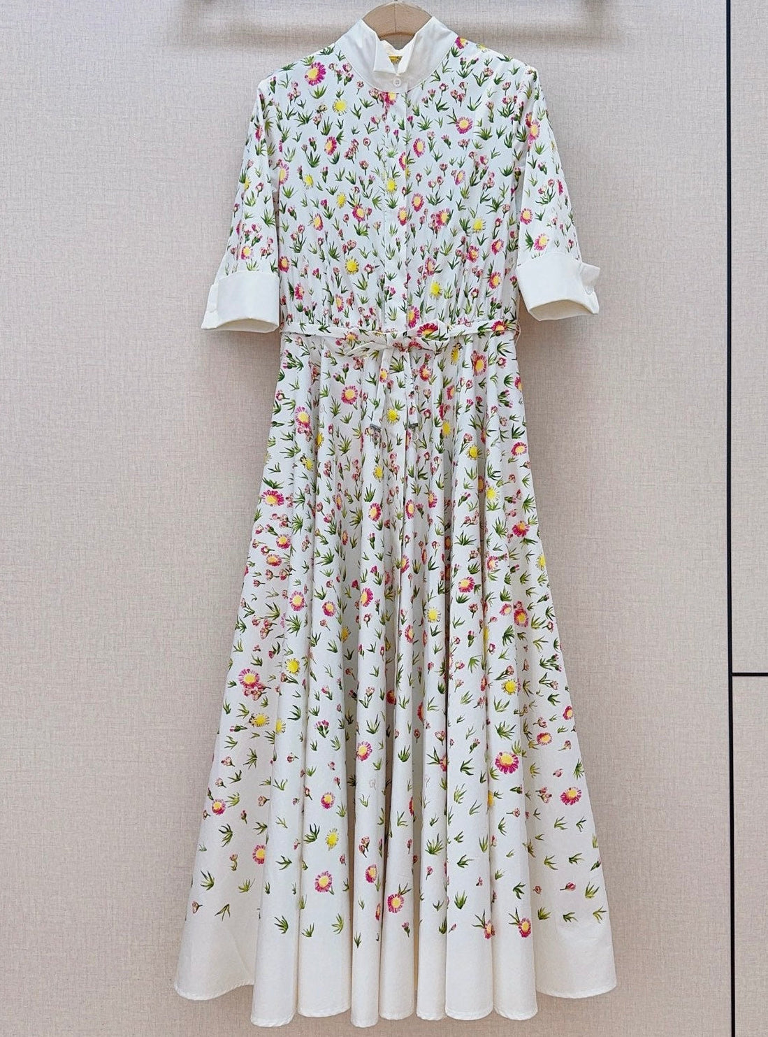 Dior 2026 Printed  Dress Cotton Poplin 571250
