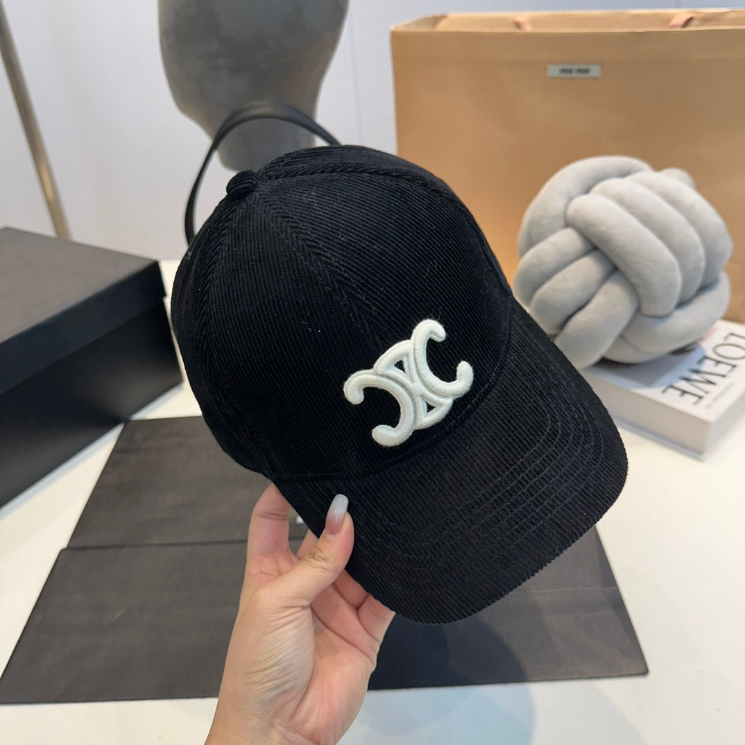 Celin Cap Black Cotton Fabric 210412
