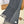 SCARF 168 CM IN DARK GRAY CASHMERE 394721