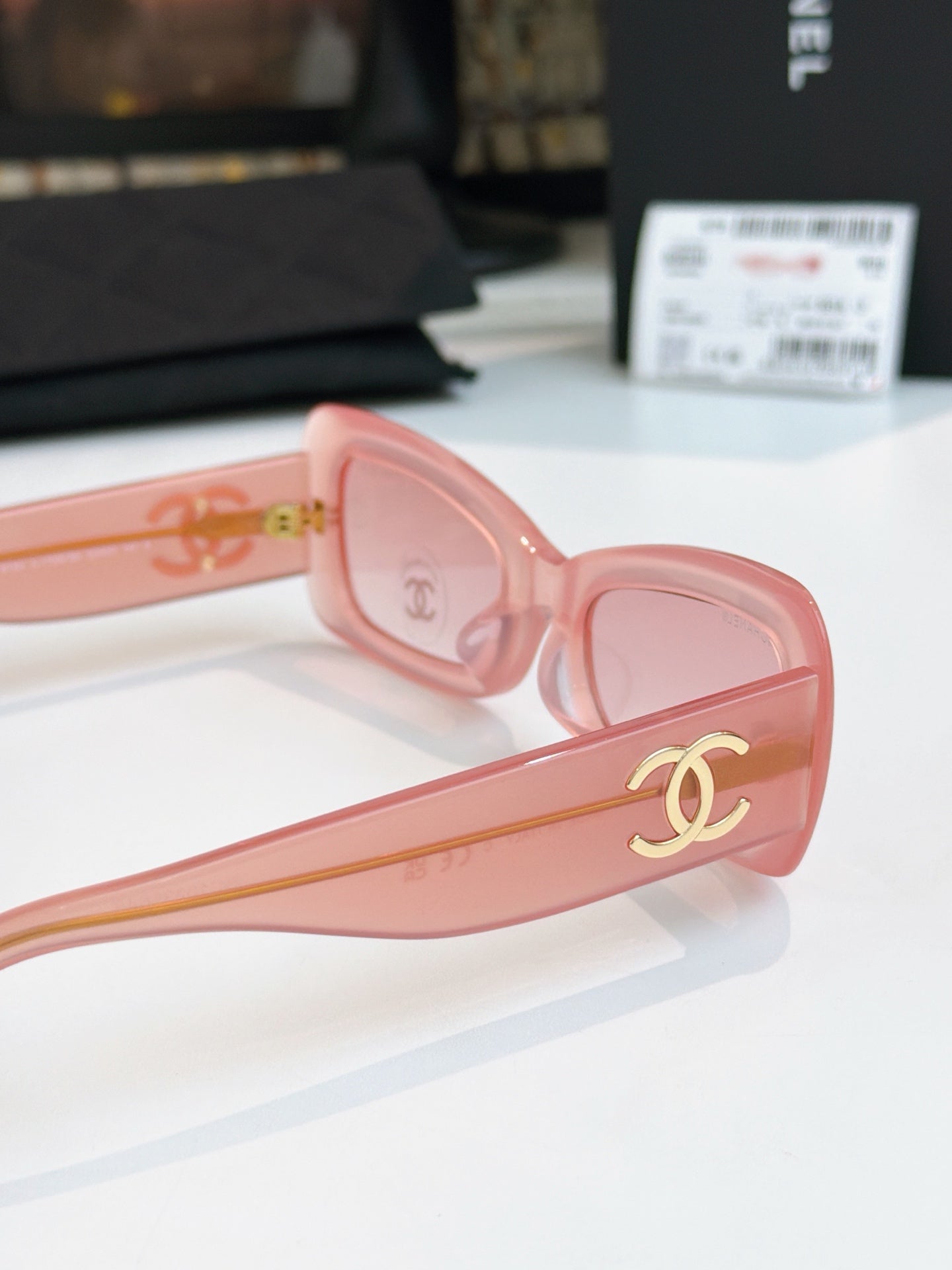 Chanel 2026 Butterfly Sunglasses Pink Acetate
