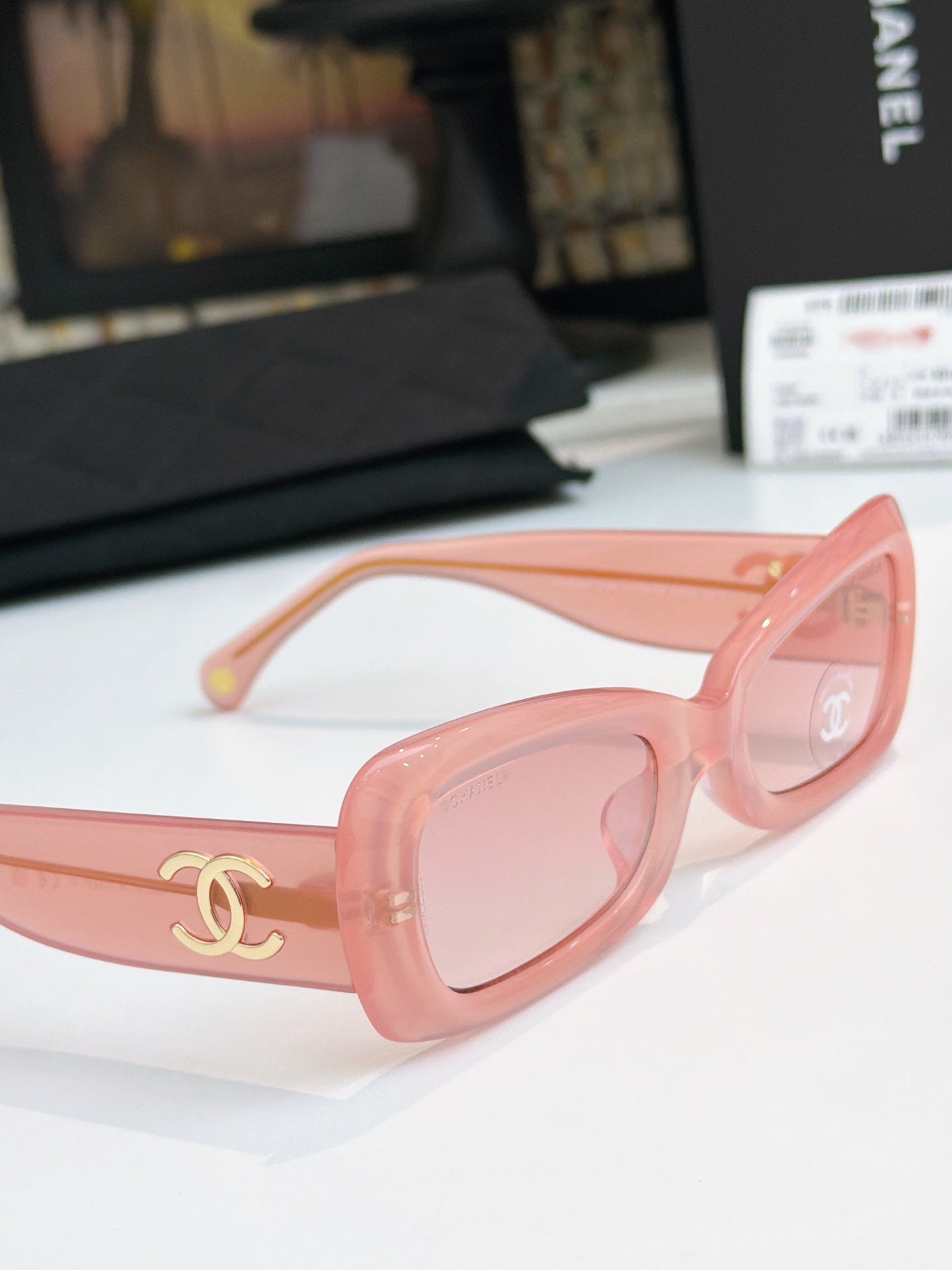 Chanel 2026 Butterfly Sunglasses Pink Acetate