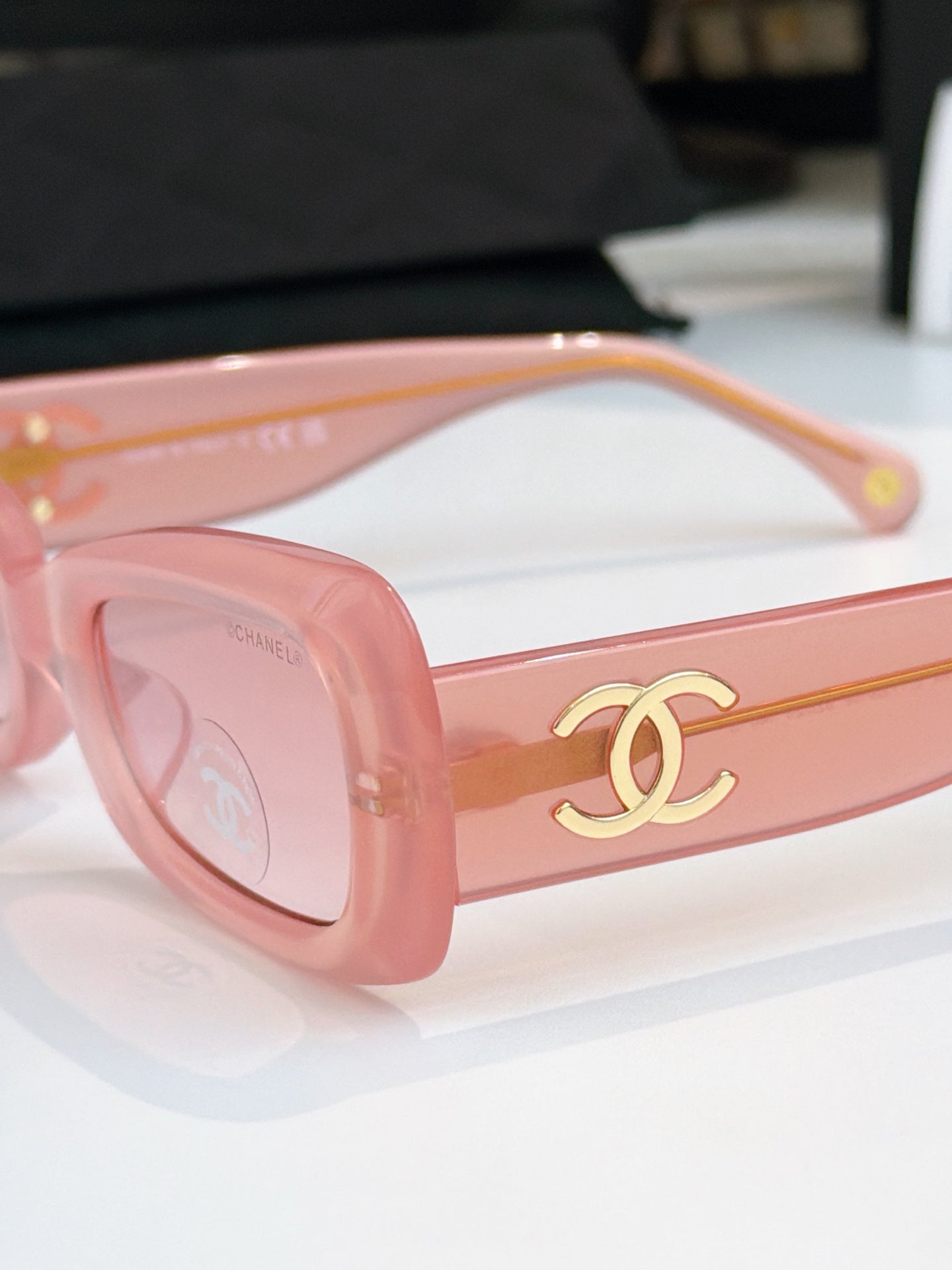 Chanel 2026 Butterfly Sunglasses Pink Acetate