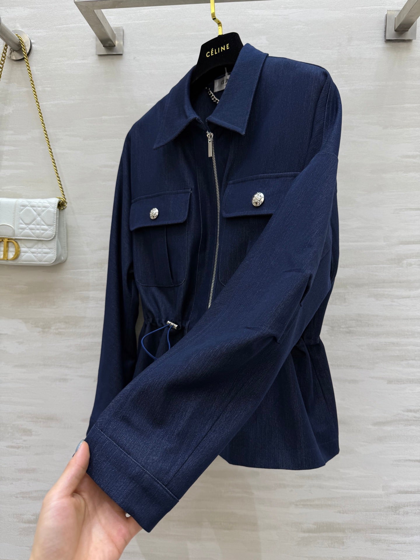 Celine 25 Drawstring Jacket Polyester 298413