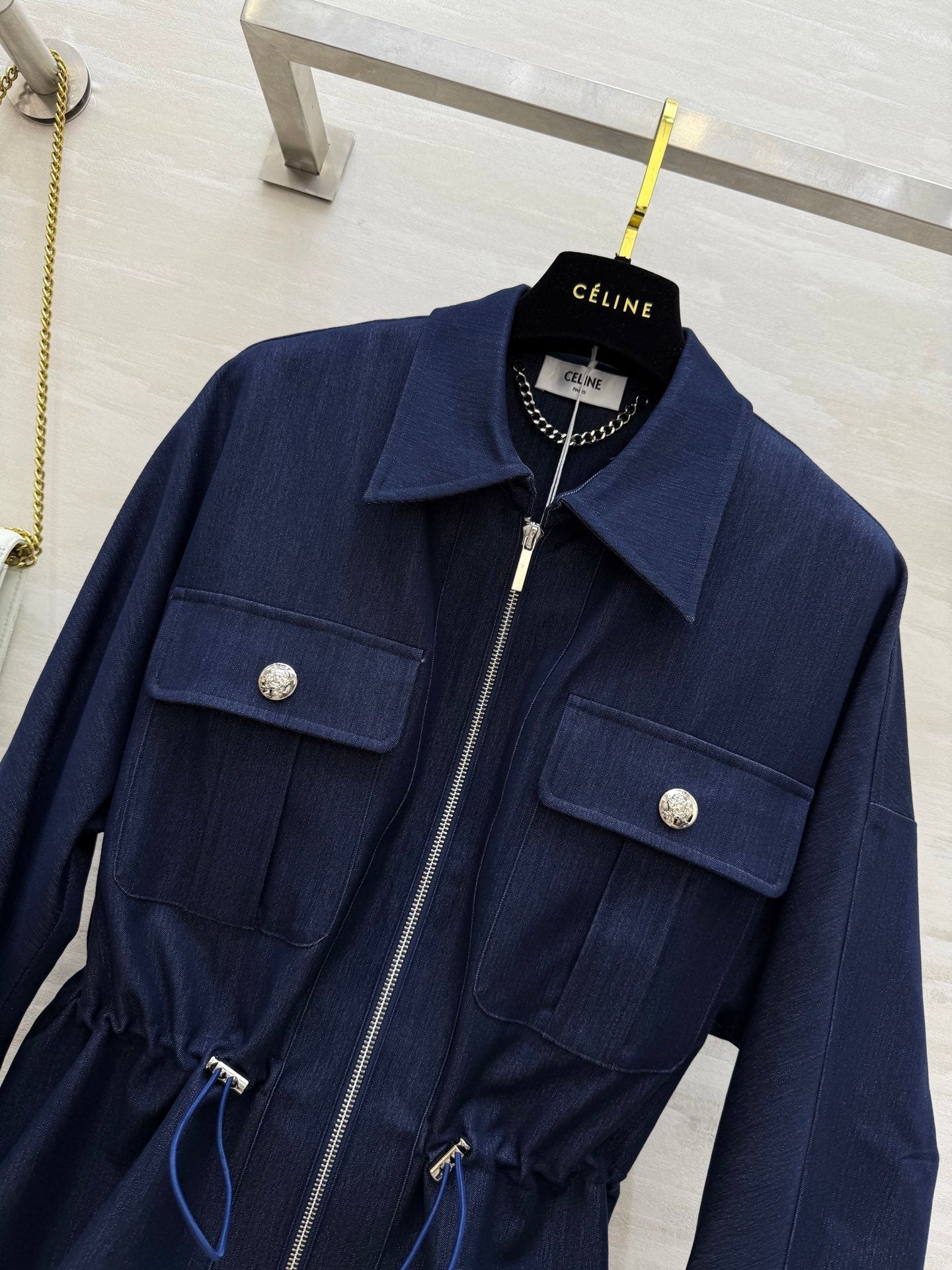 Celine 25 Drawstring Jacket Polyester 298413