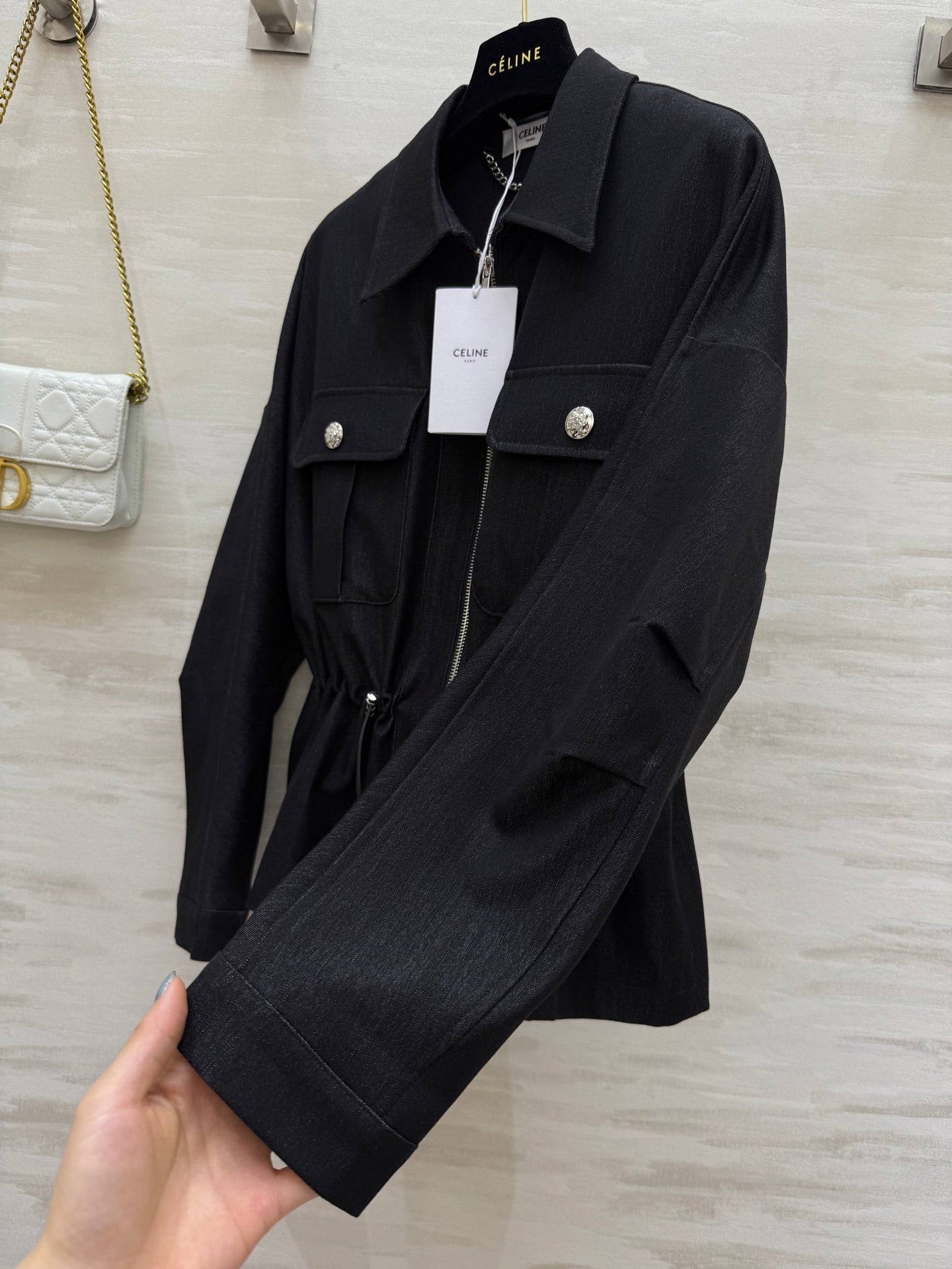 Celine 25 Drawstring Jacket Polyester 298413