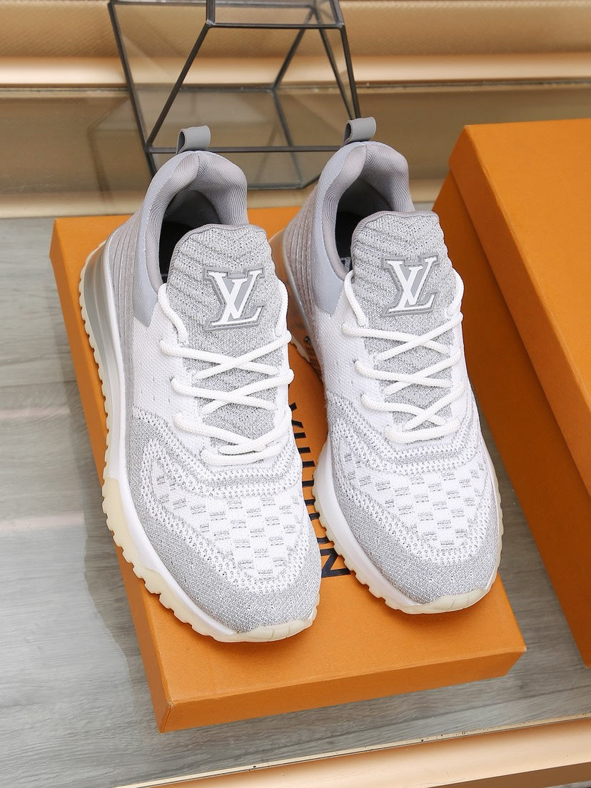 SNEAKERS IN GREY MIX SILVER MESH BREATHABLE AND RUBBER