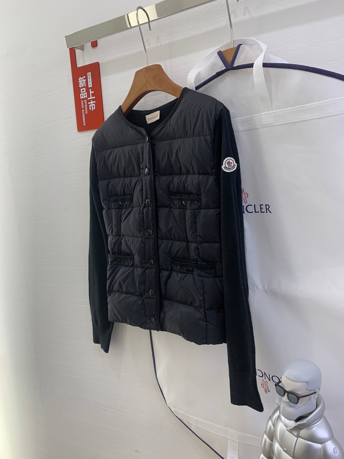 Moncler 25 Lightweight Knitted Cardigan Polyamide 288486