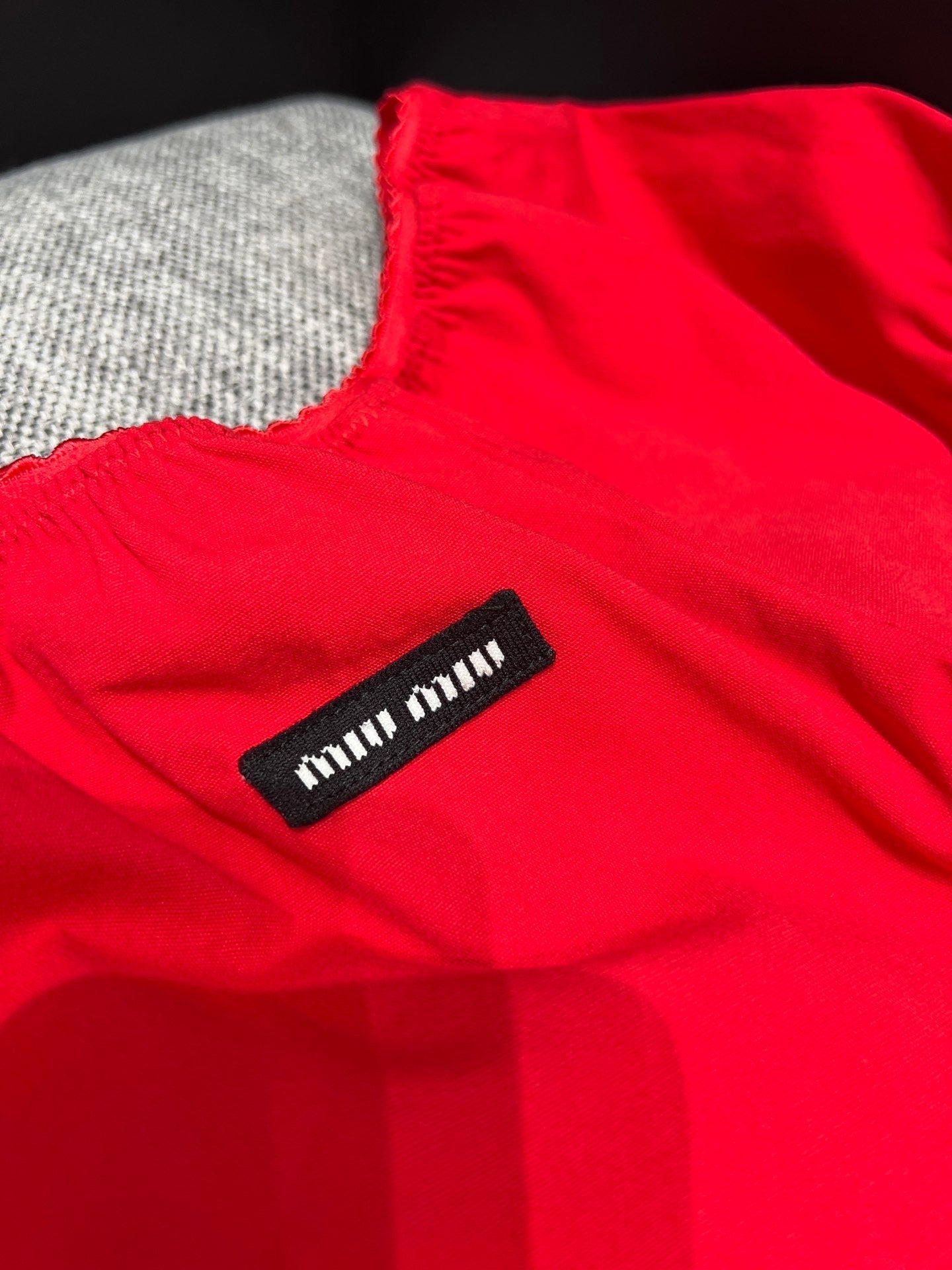 Miumiu 2026 Dress Red Cotton 356932
