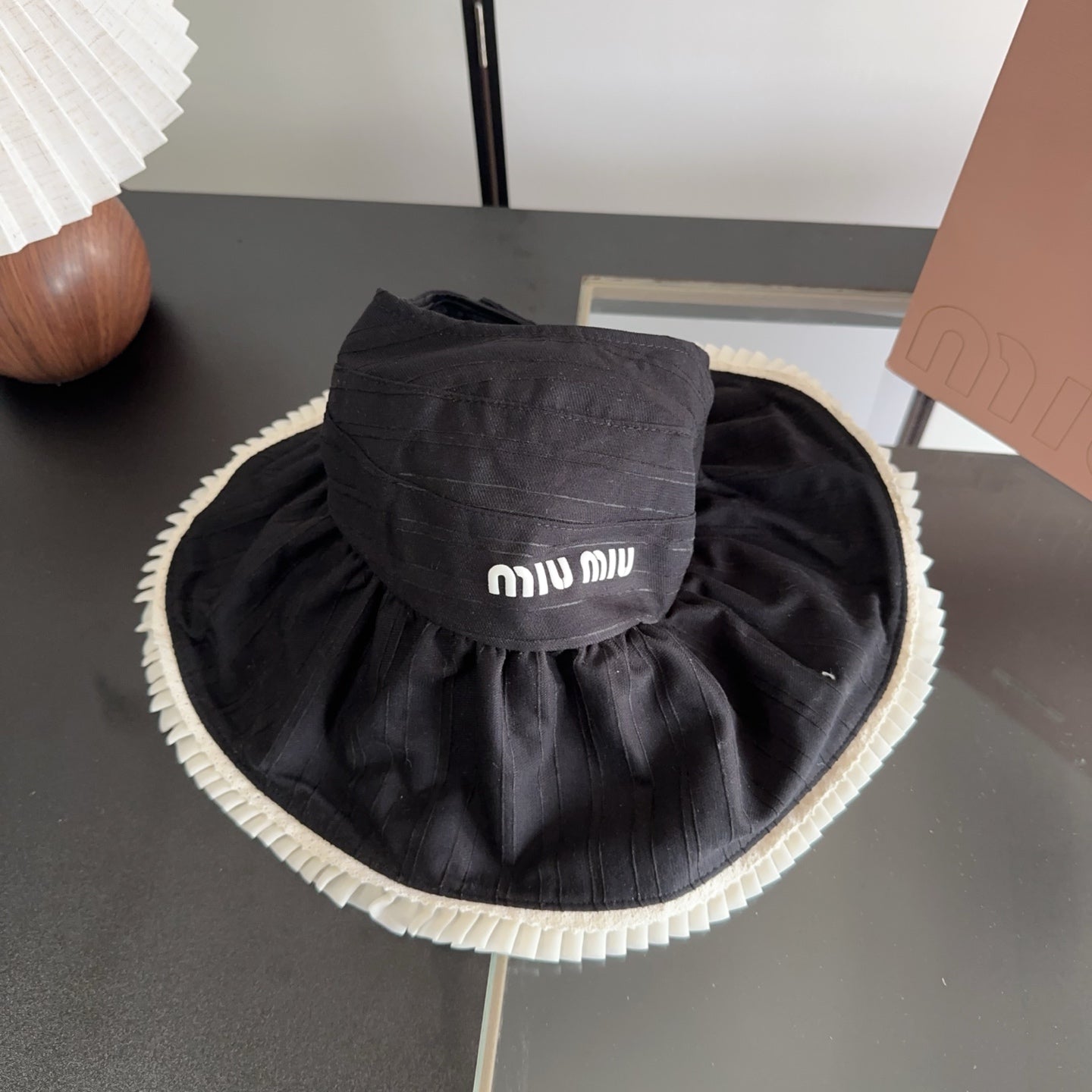 Miumiu Lace Hat Cotton 343600