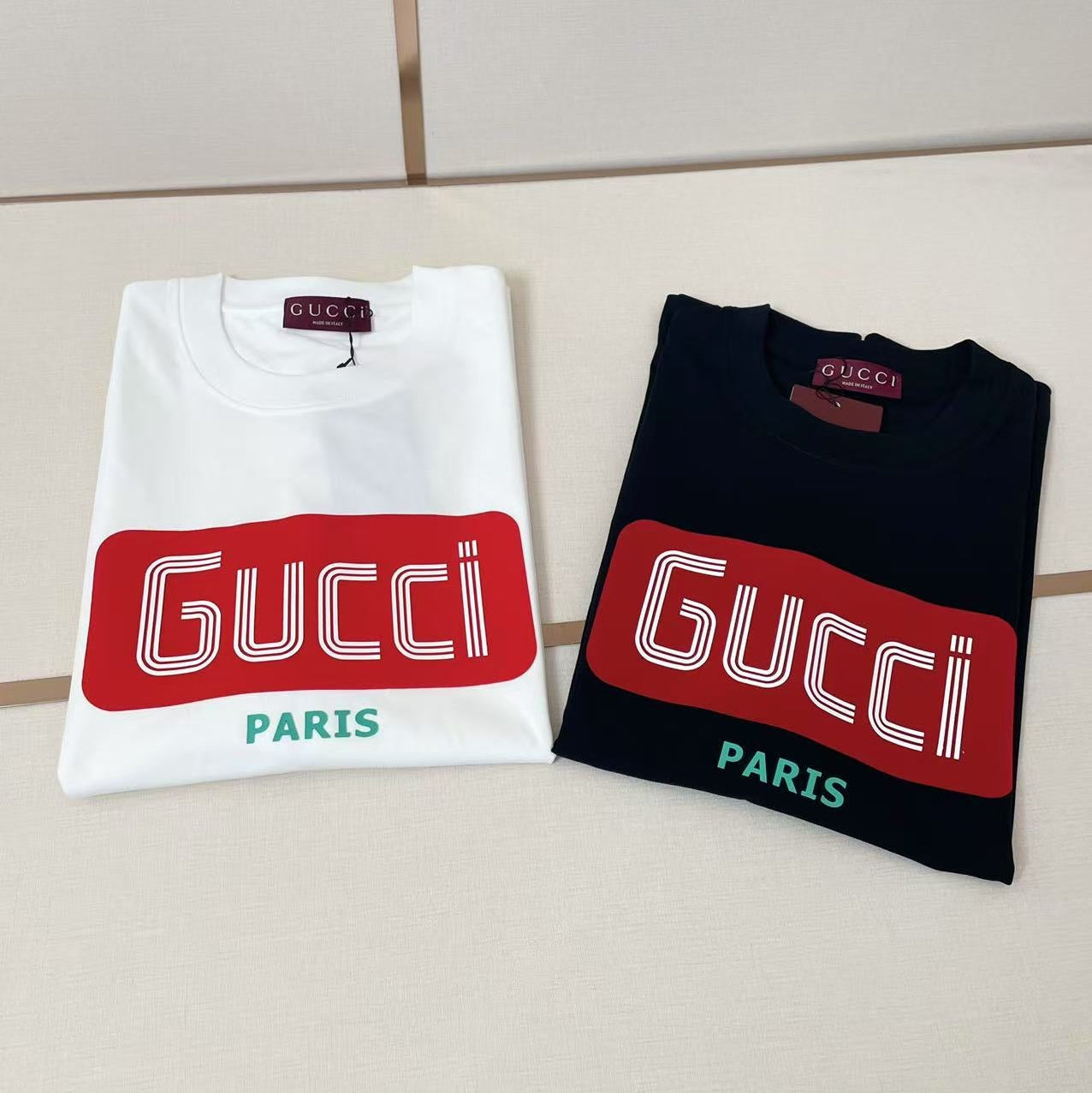 GC 2026 Men's 3D Letter T-Shirt Cotton Fabric 699240