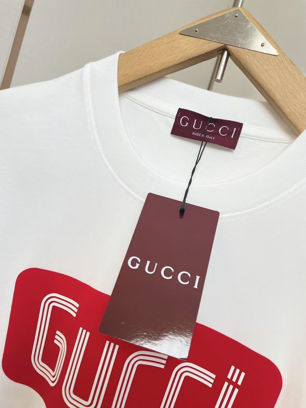 GC 2026 Men's 3D Letter T-Shirt Cotton Fabric 699240