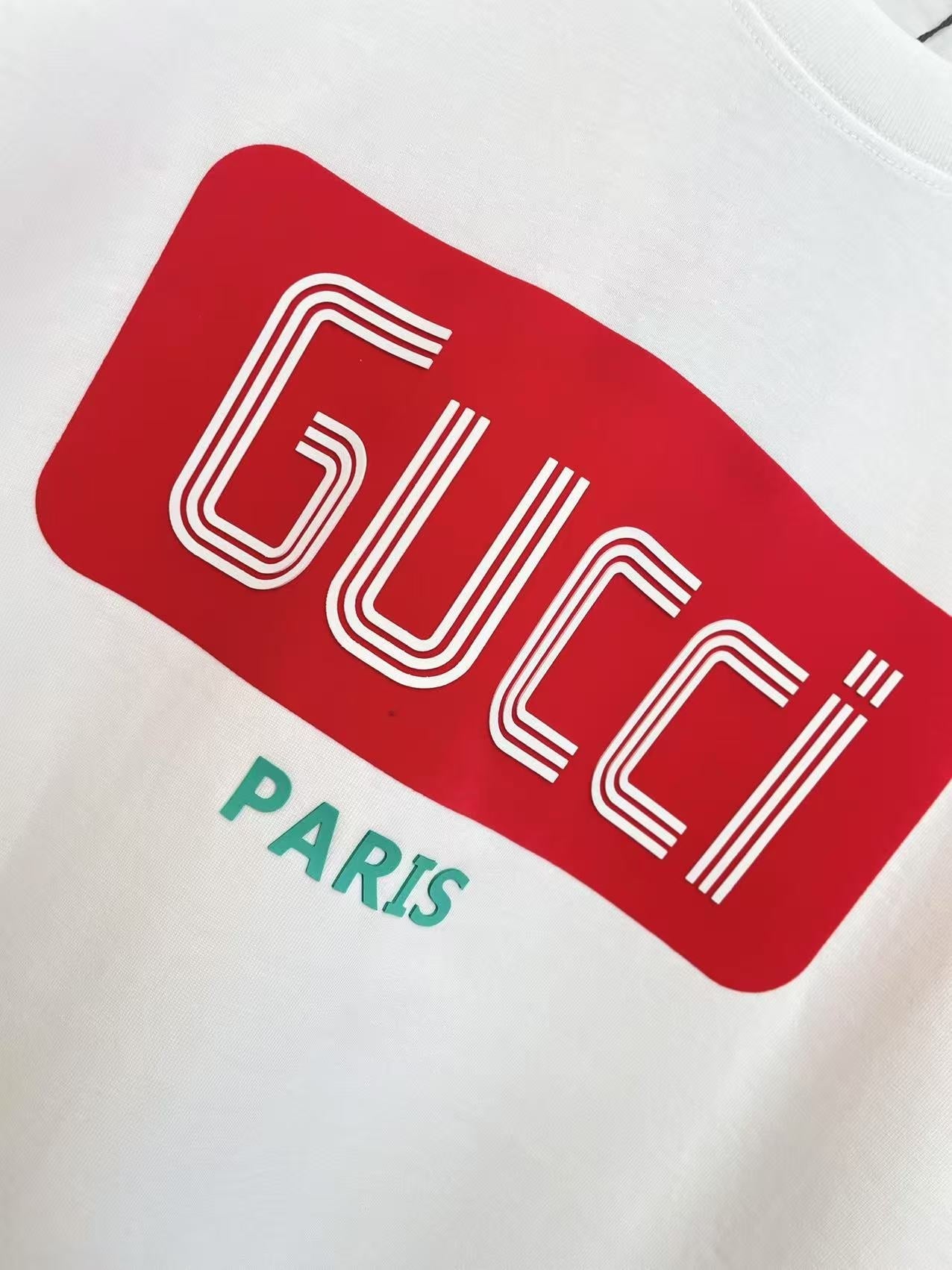 GC 2026 Men's 3D Letter T-Shirt Cotton Fabric 699240
