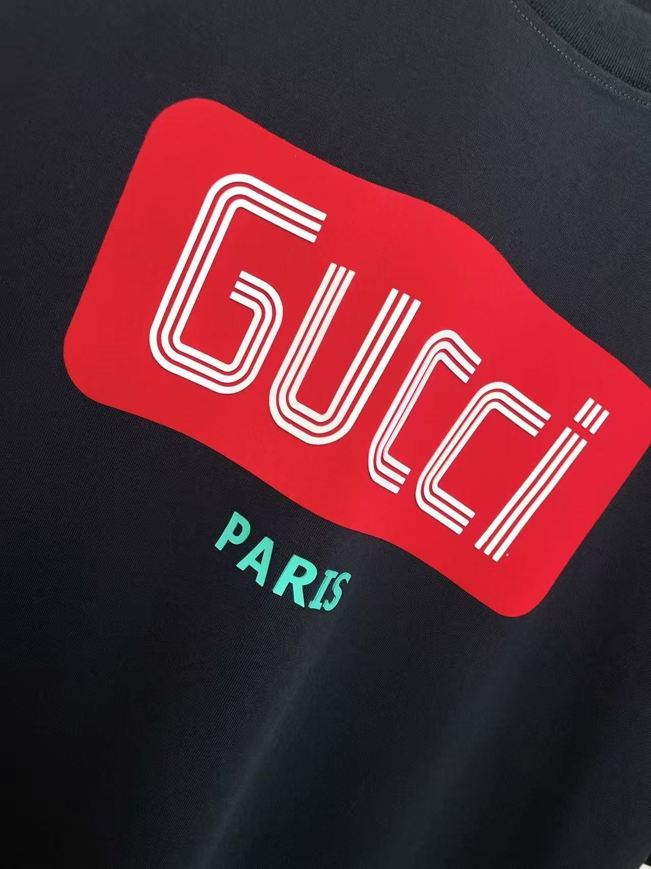 GC 2026 Men's 3D Letter T-Shirt Cotton Fabric 699240
